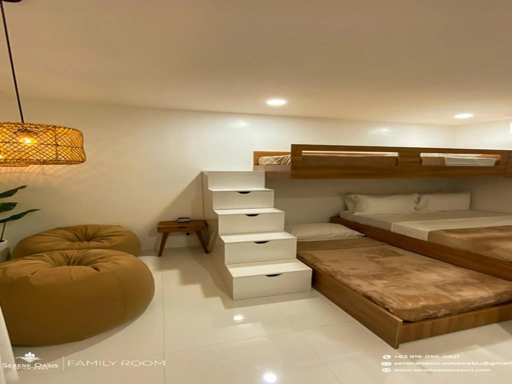 Bed in Serene Oasis Resort - Oslob Cebu Philippines