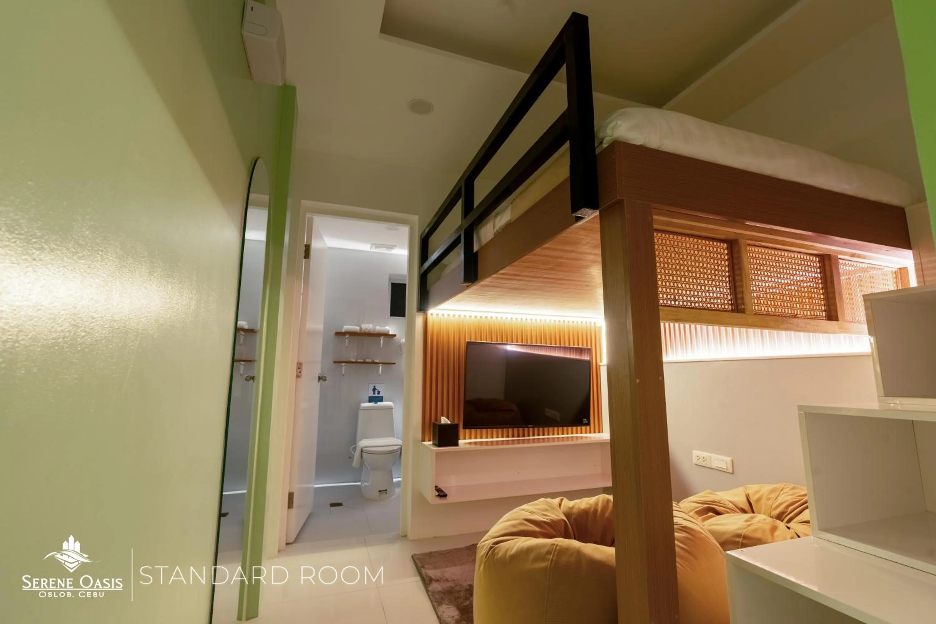 Bed in Serene Oasis Resort - Oslob Cebu Philippines