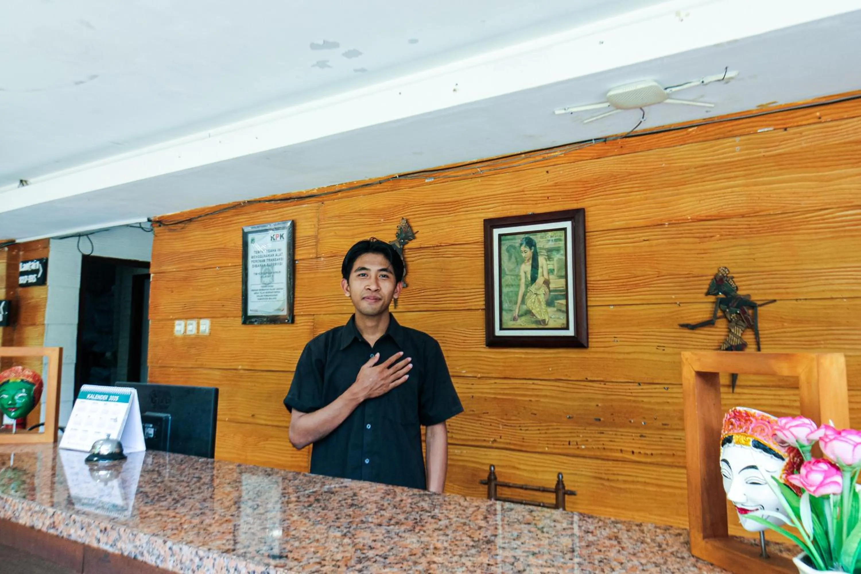 Lobby or reception in Bwalk Hotel Malang