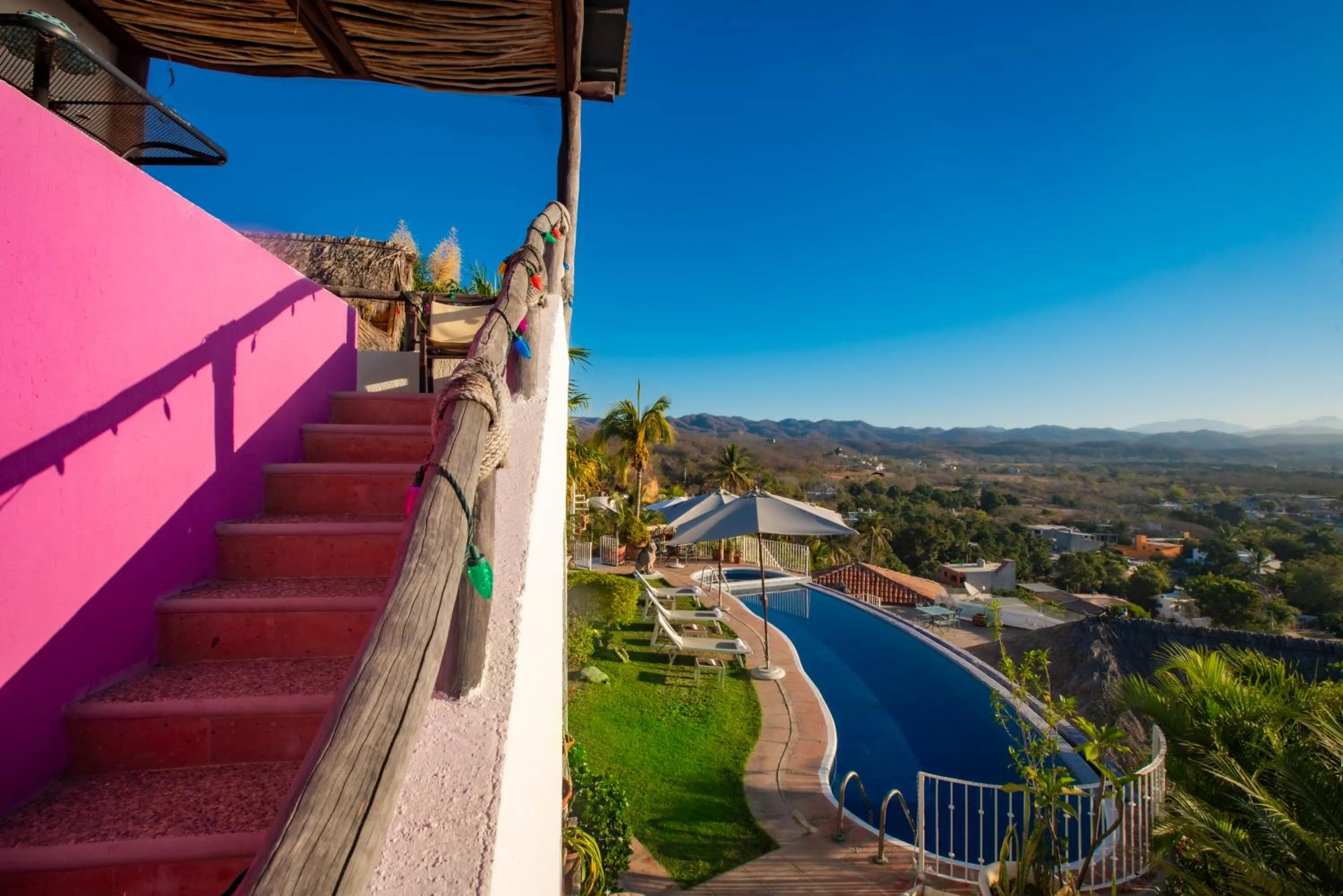 Garden view in Villa Bella Bed & Breakfast Inn