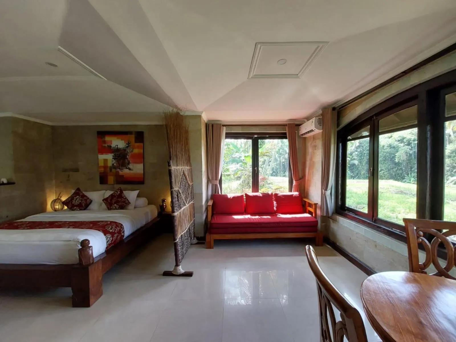 View (from property/room), Bed in Dzawani Ubud