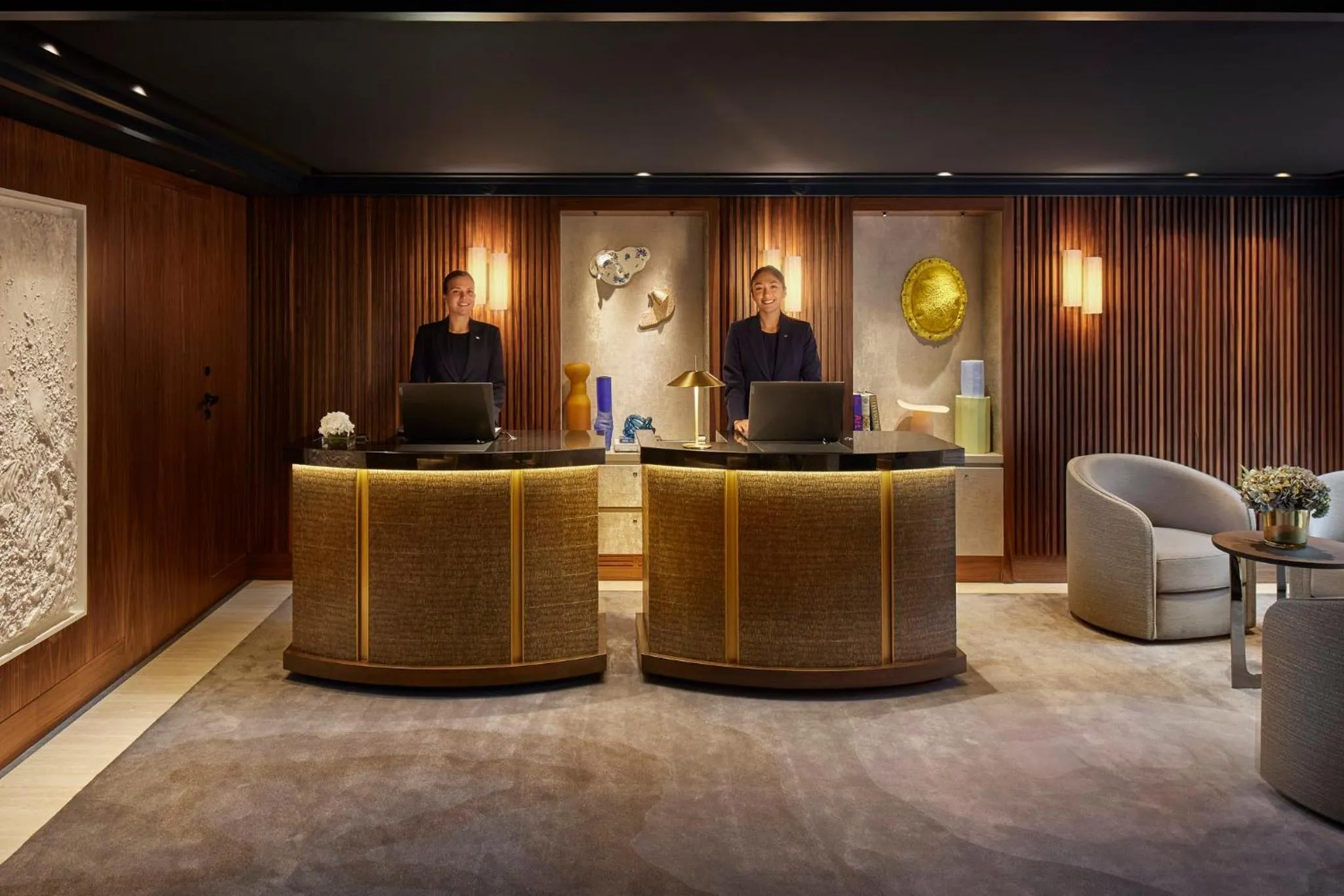 Lobby or reception in Mandarin Oriental Savoy, Zurich