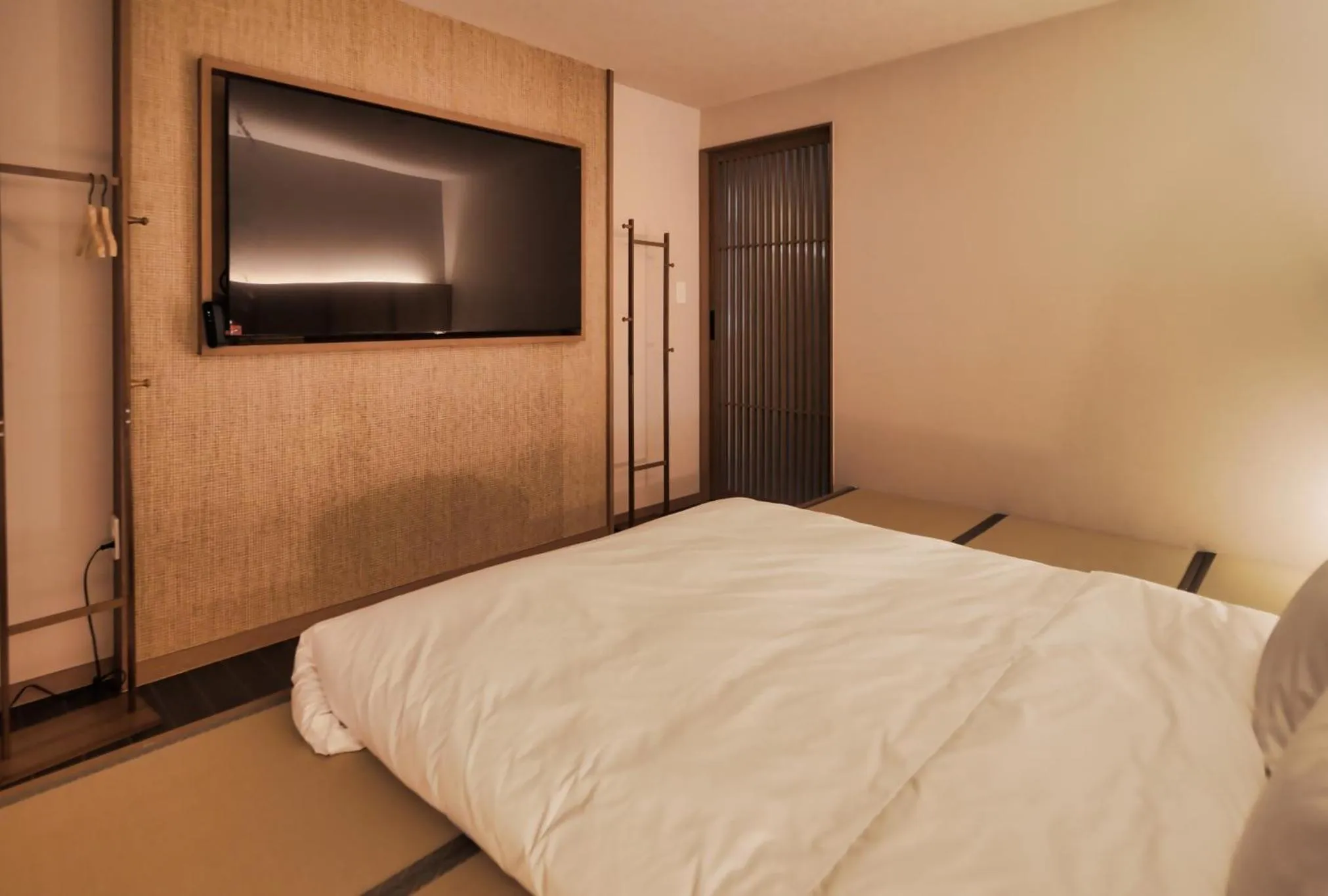 Bed in Gyeongju Denbasta Ryokan