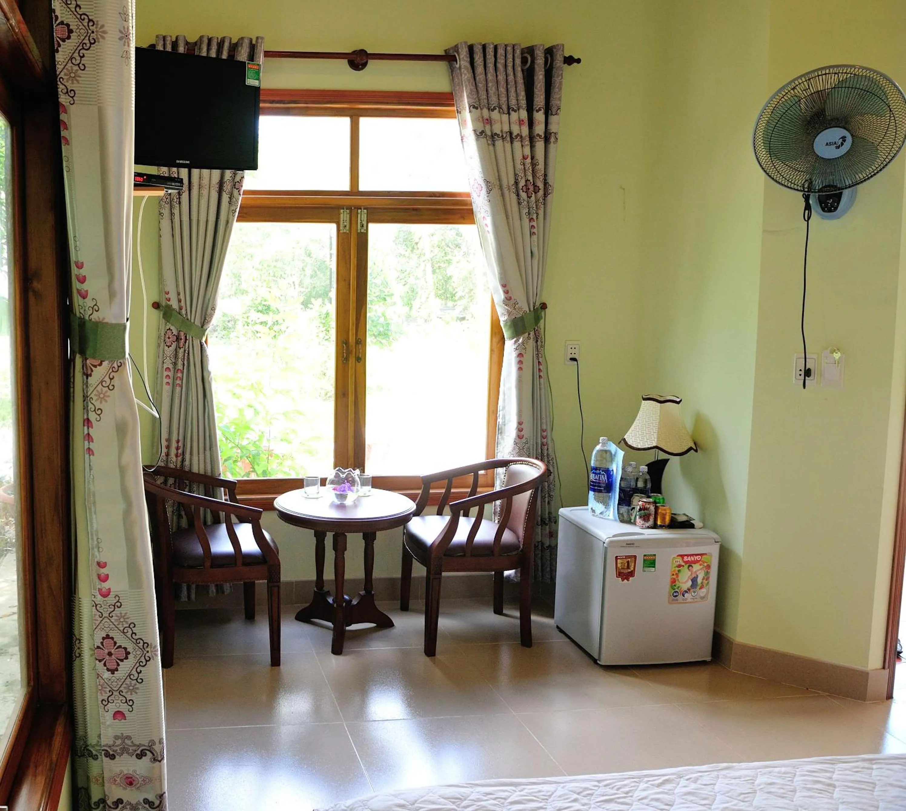 Seating area in Tang Thanh Phat Resort