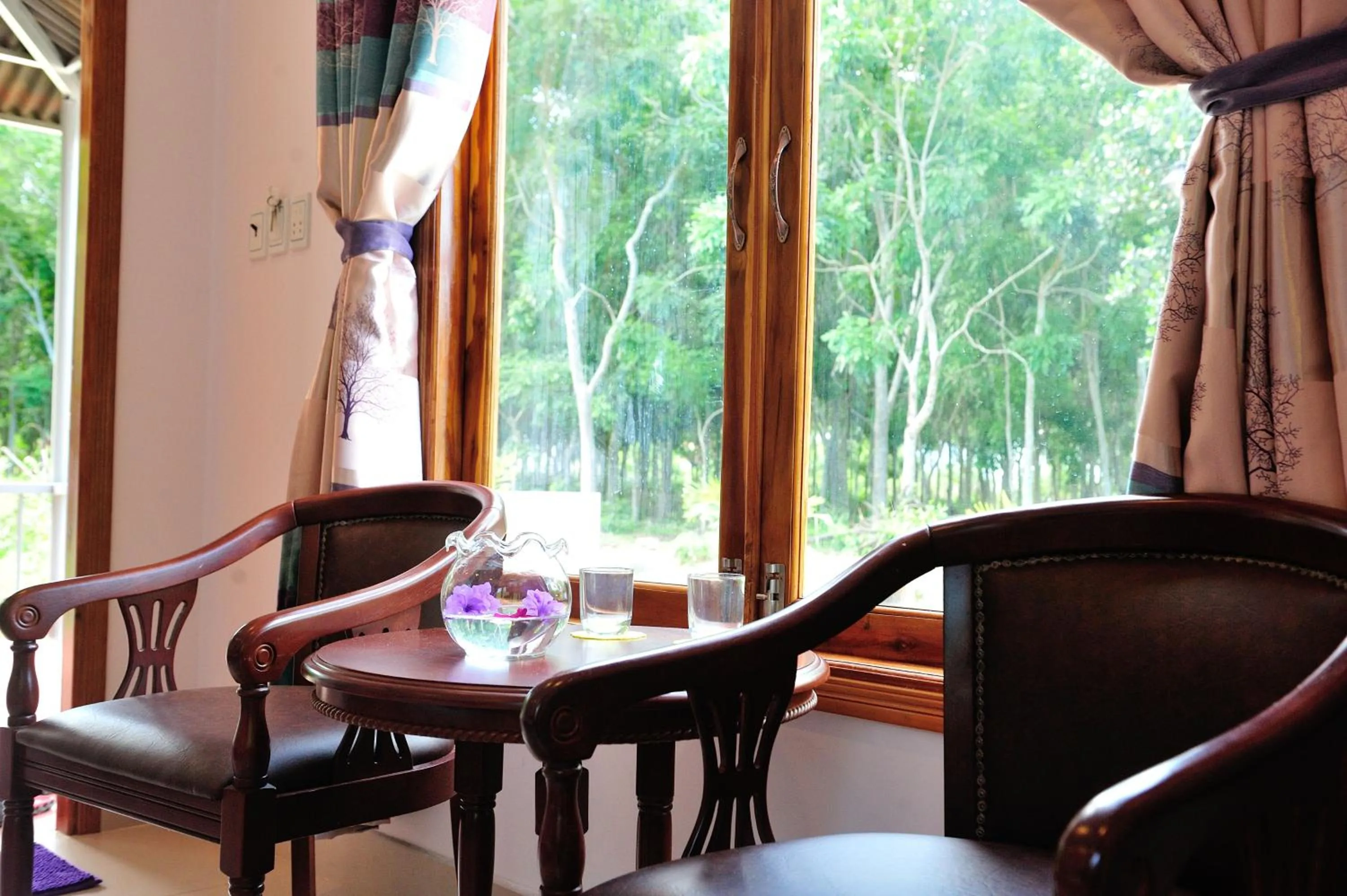 Seating area in Tang Thanh Phat Resort