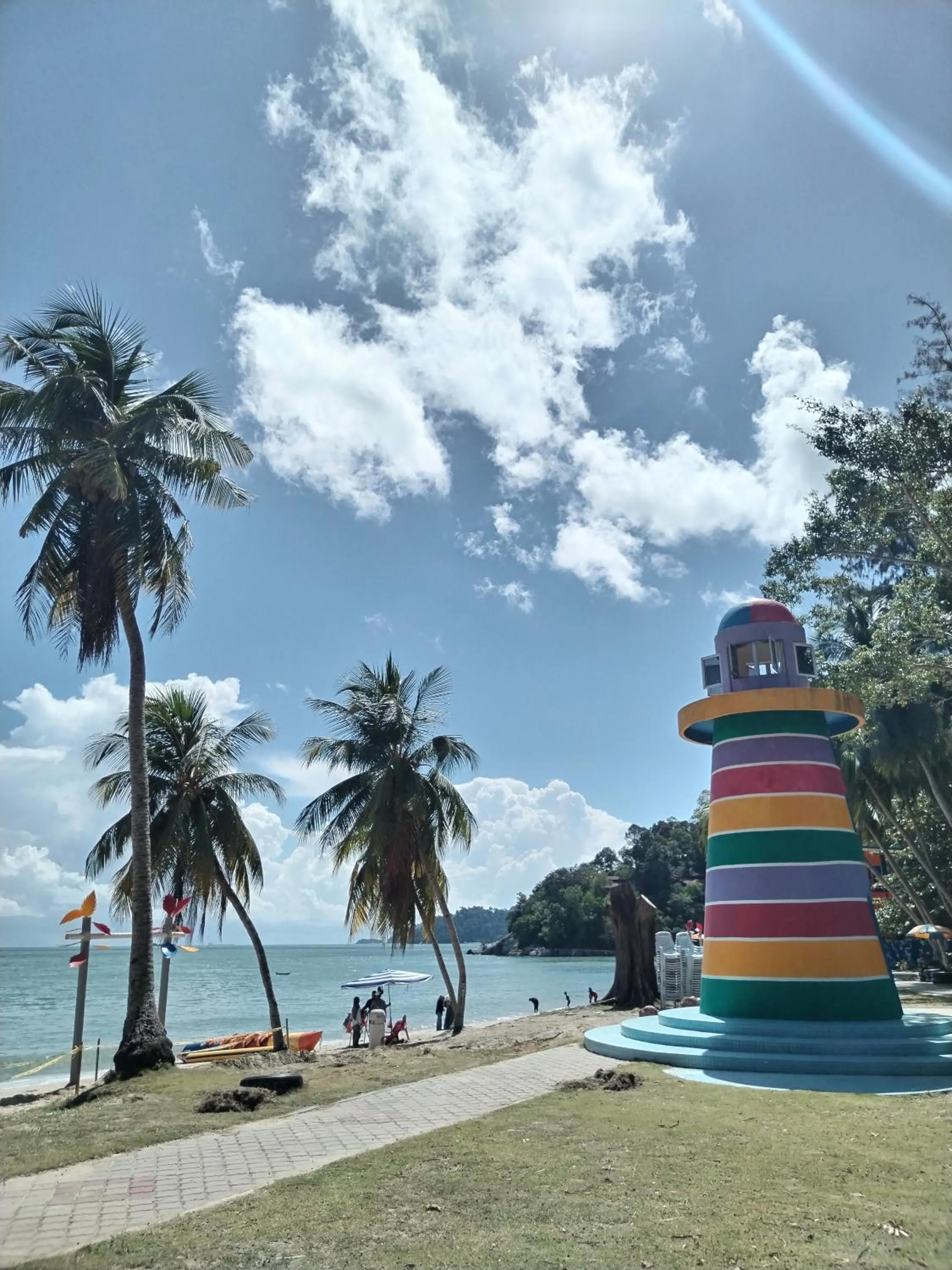 Beach in Teluk Batik Holiday Apartment
