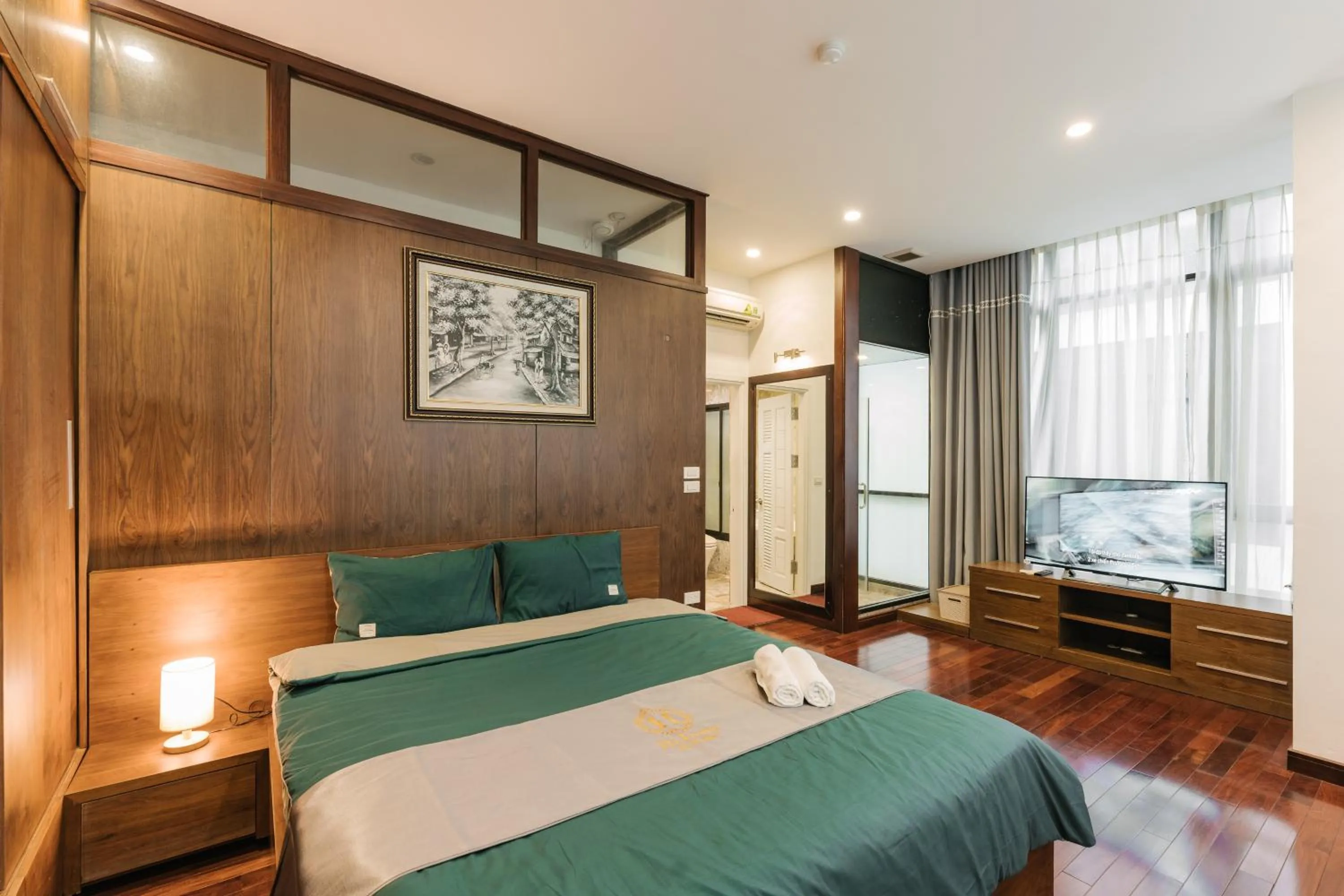 Bed in Hi.Home House near Lake