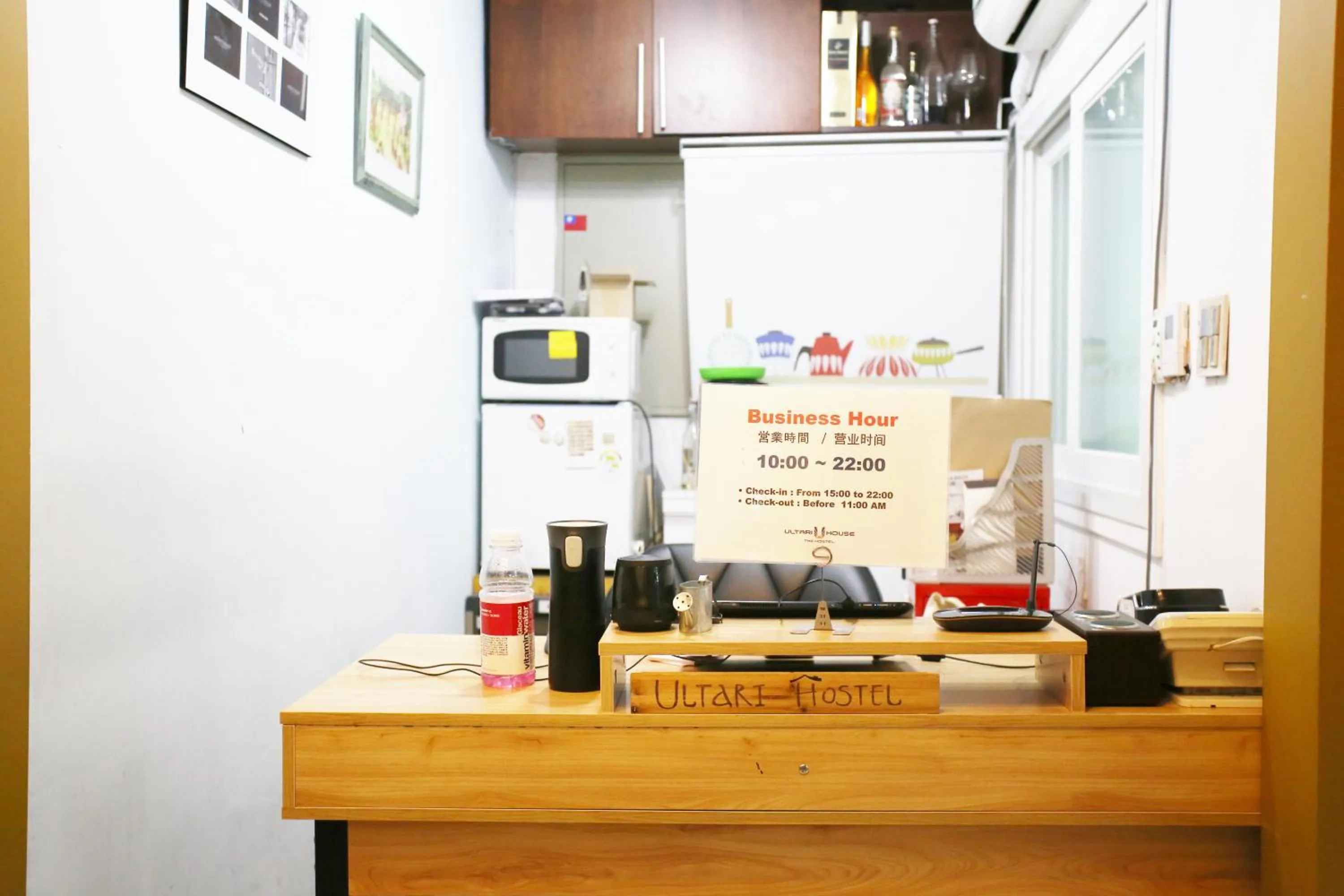 Property building in Sinchon Sisters Hostel