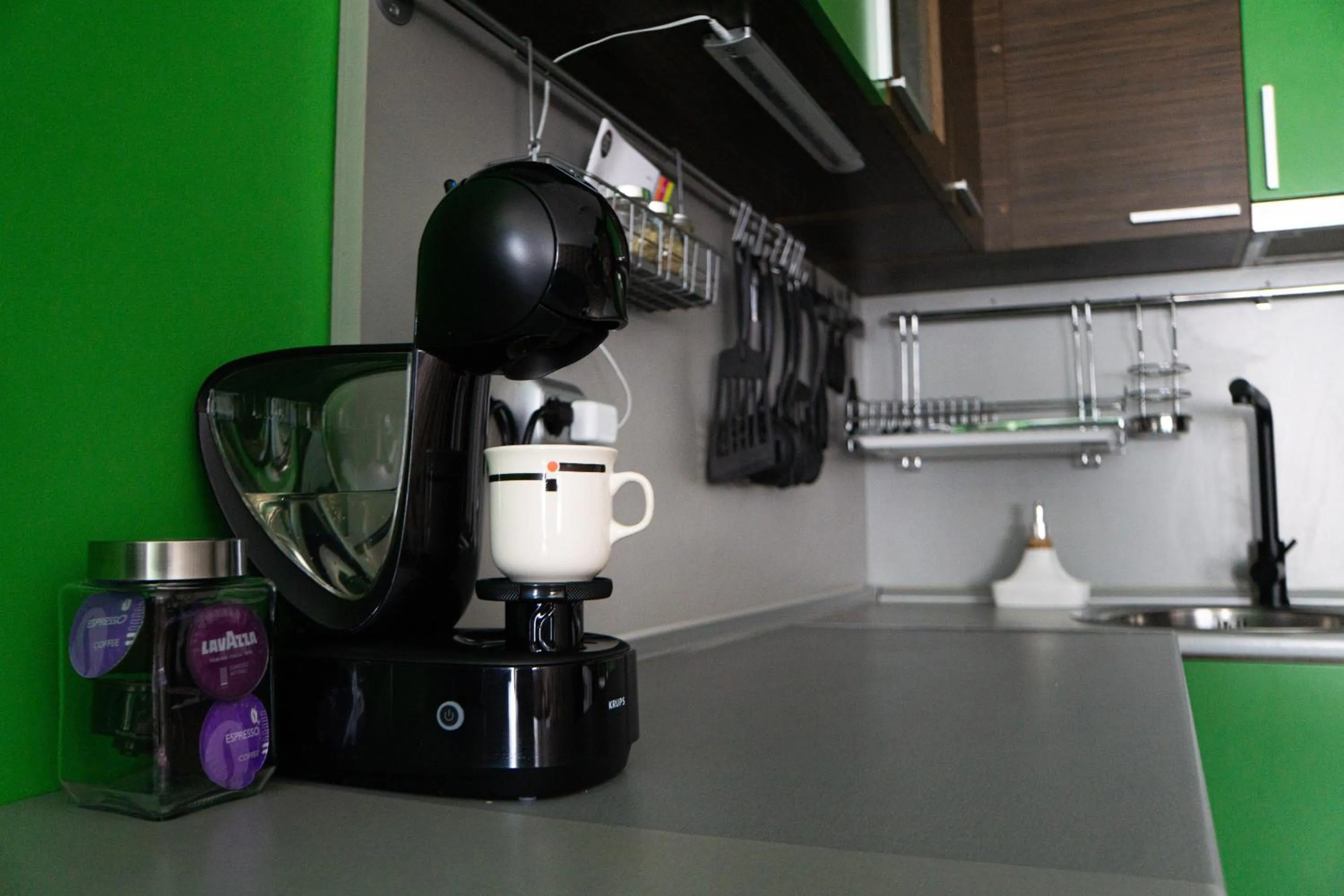 Coffee/tea facilities in The Green Apartment 2BR - free parking