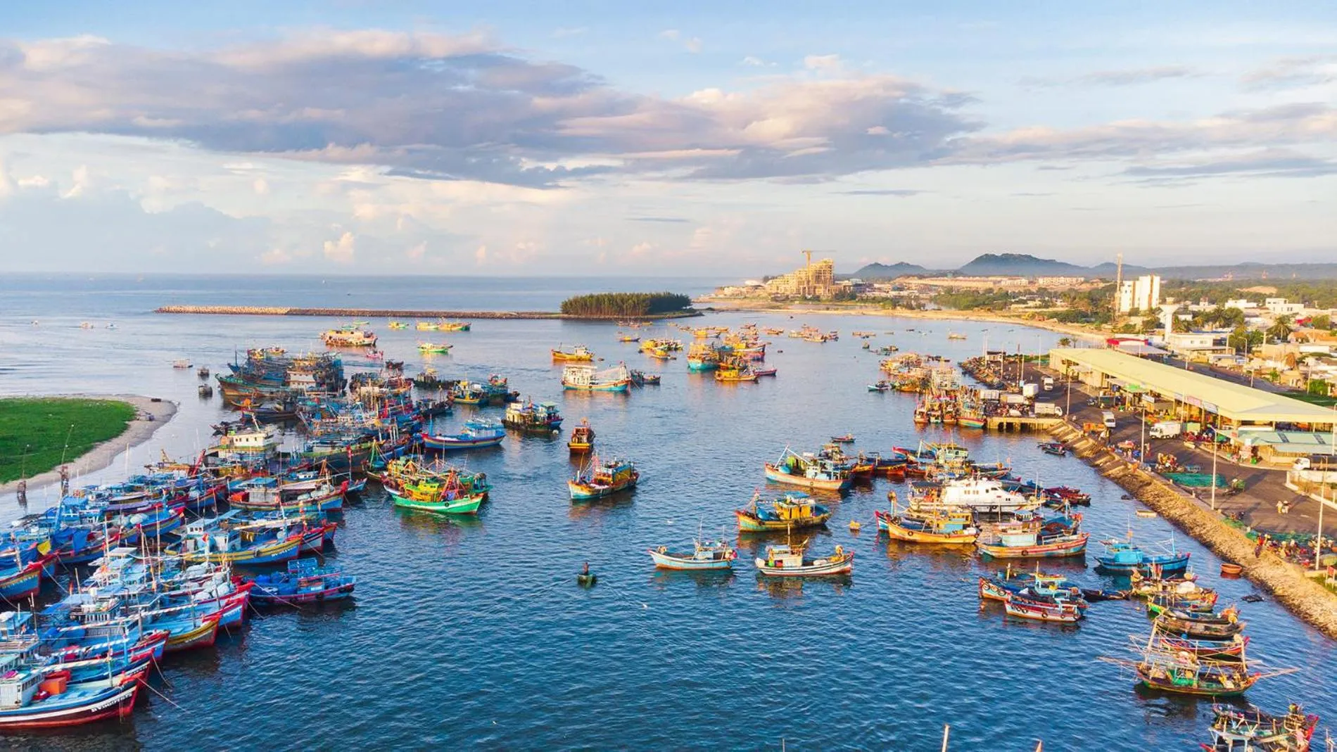 Natural landscape in The Rebirth Apartment Binh Chau Ho Tram