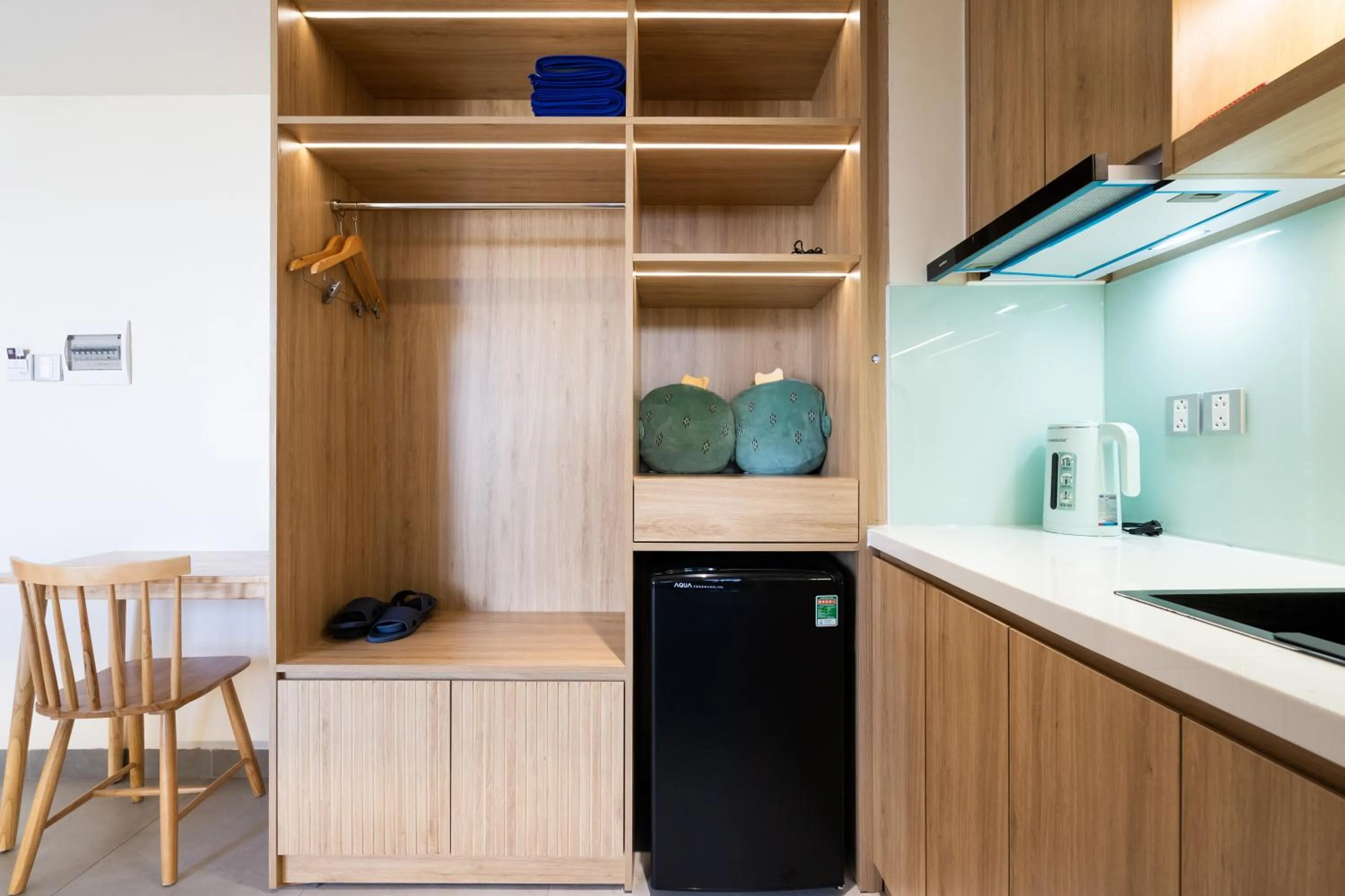 wardrobe in The Rebirth Apartment Binh Chau Ho Tram