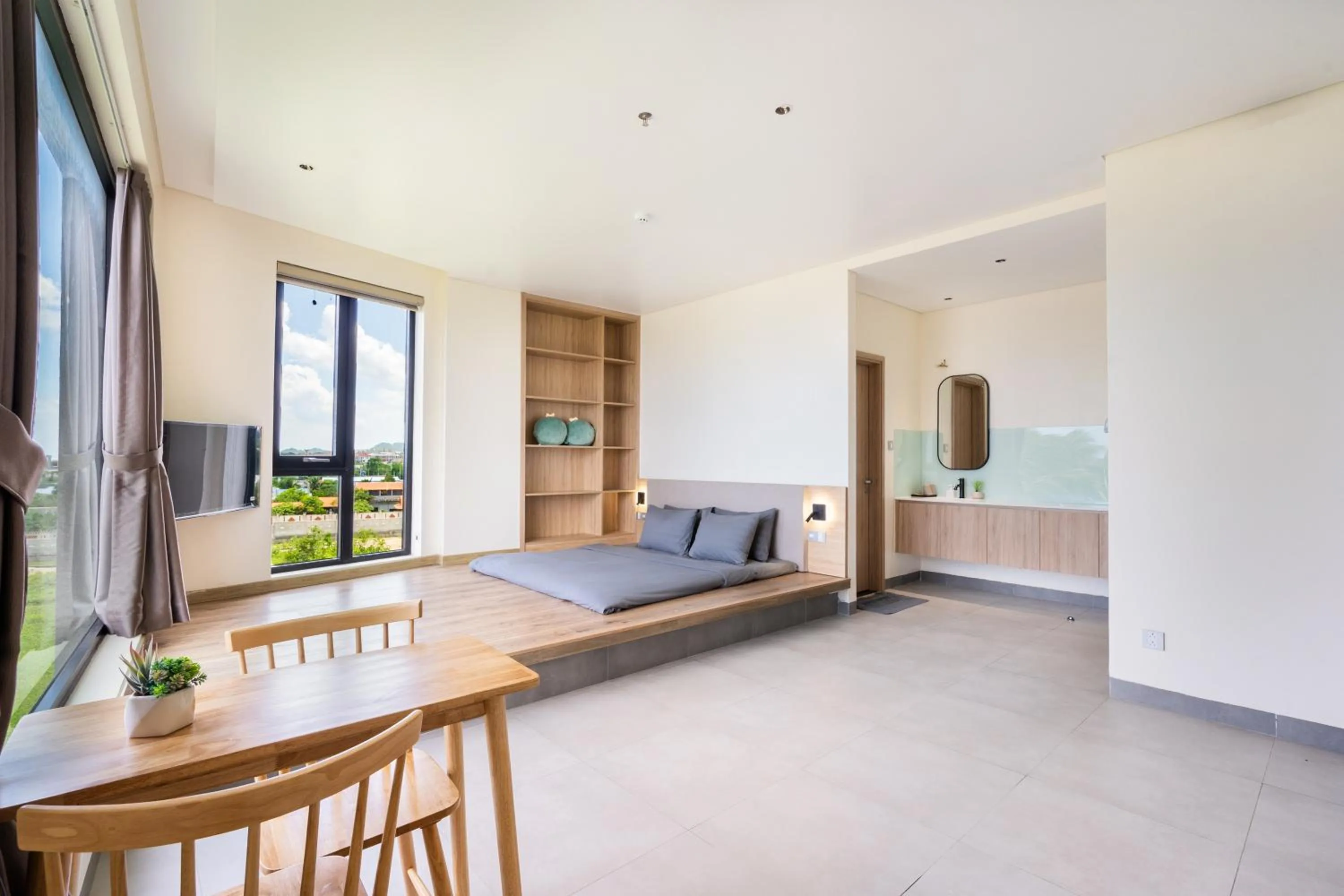 Bedroom in The Rebirth Apartment Binh Chau Ho Tram