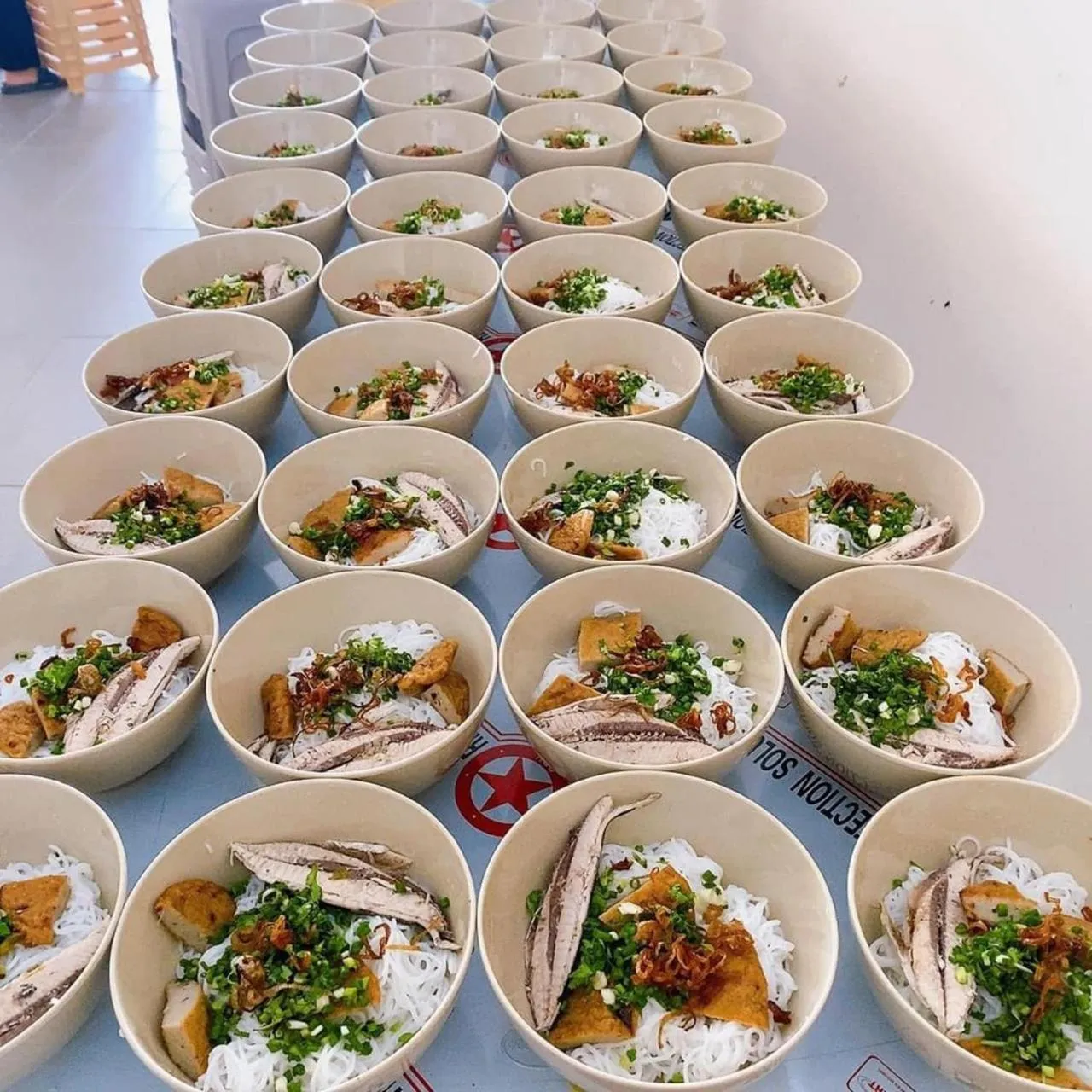 Breakfast in The Rebirth Apartment Binh Chau Ho Tram