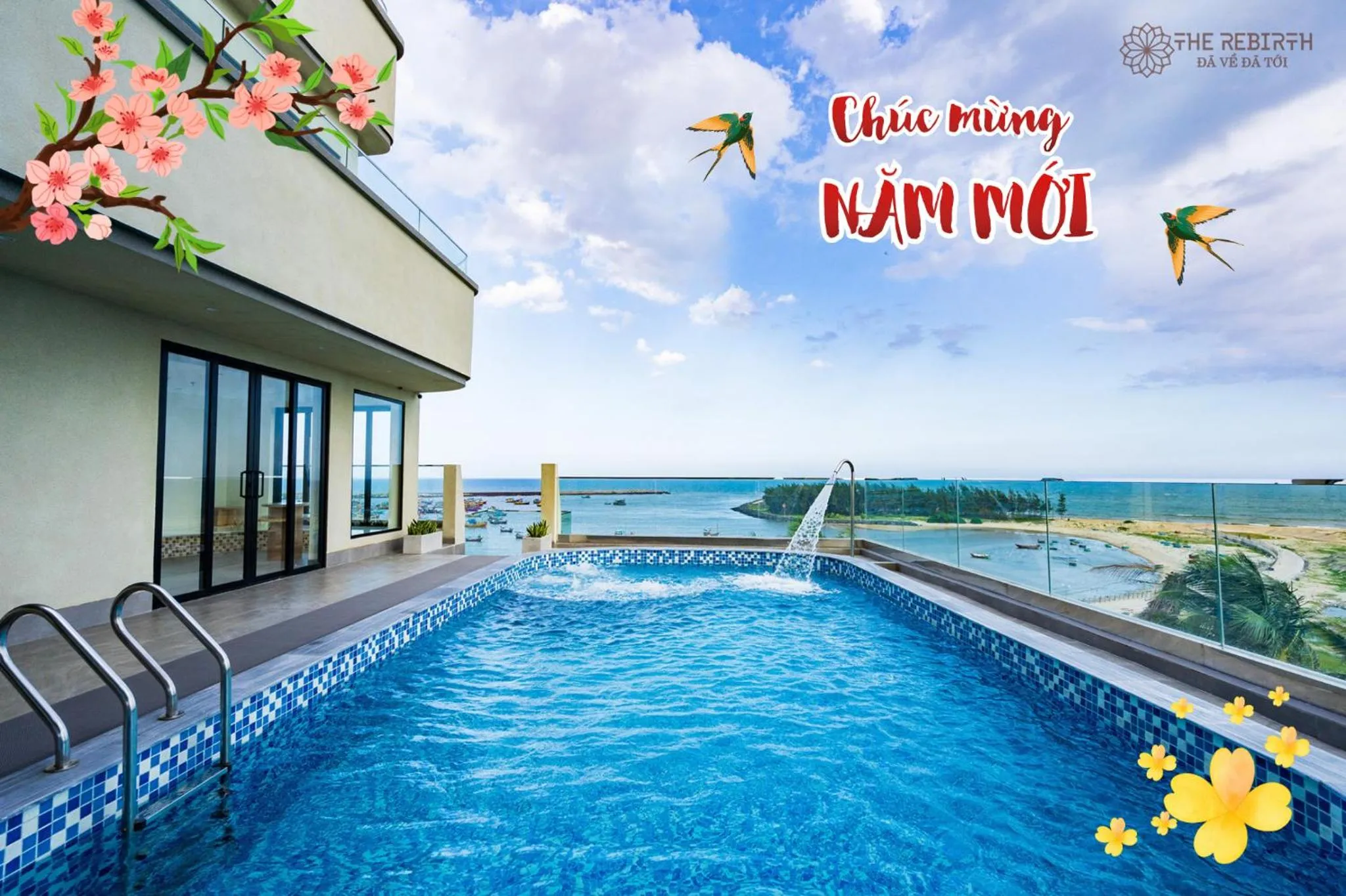 Swimming pool in The Rebirth Apartment Binh Chau Ho Tram