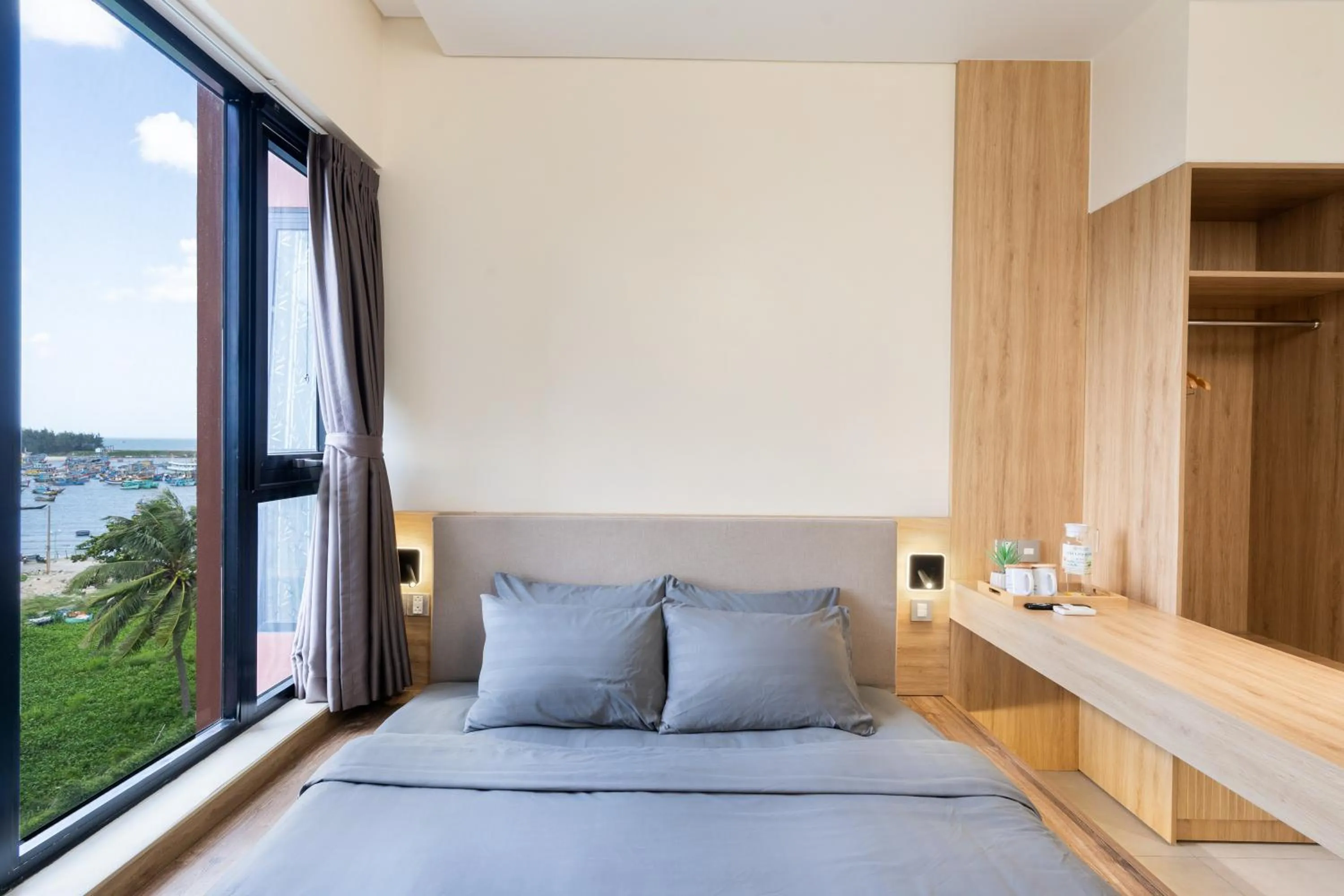 Bed in The Rebirth Apartment Binh Chau Ho Tram