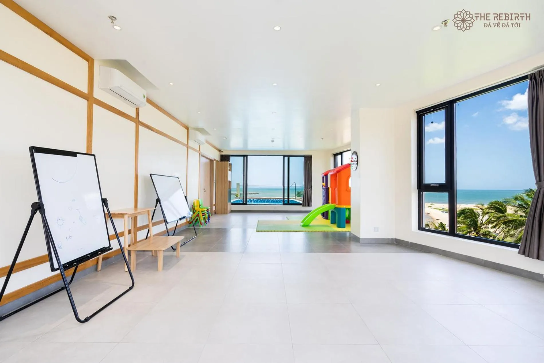 Communal lounge/ TV room in The Rebirth Apartment Binh Chau Ho Tram