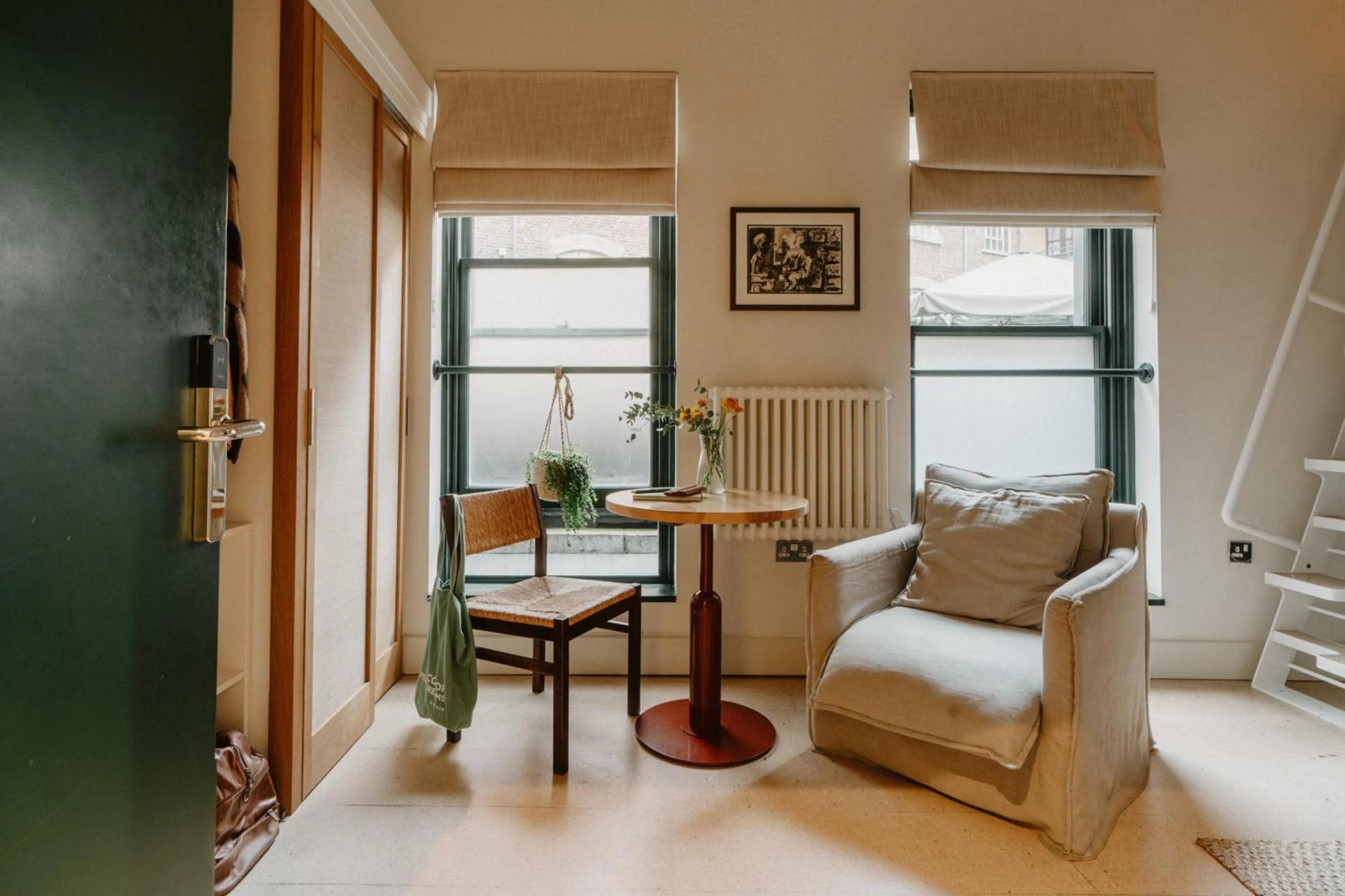 Seating area in Mason & Fifth, Bermondsey