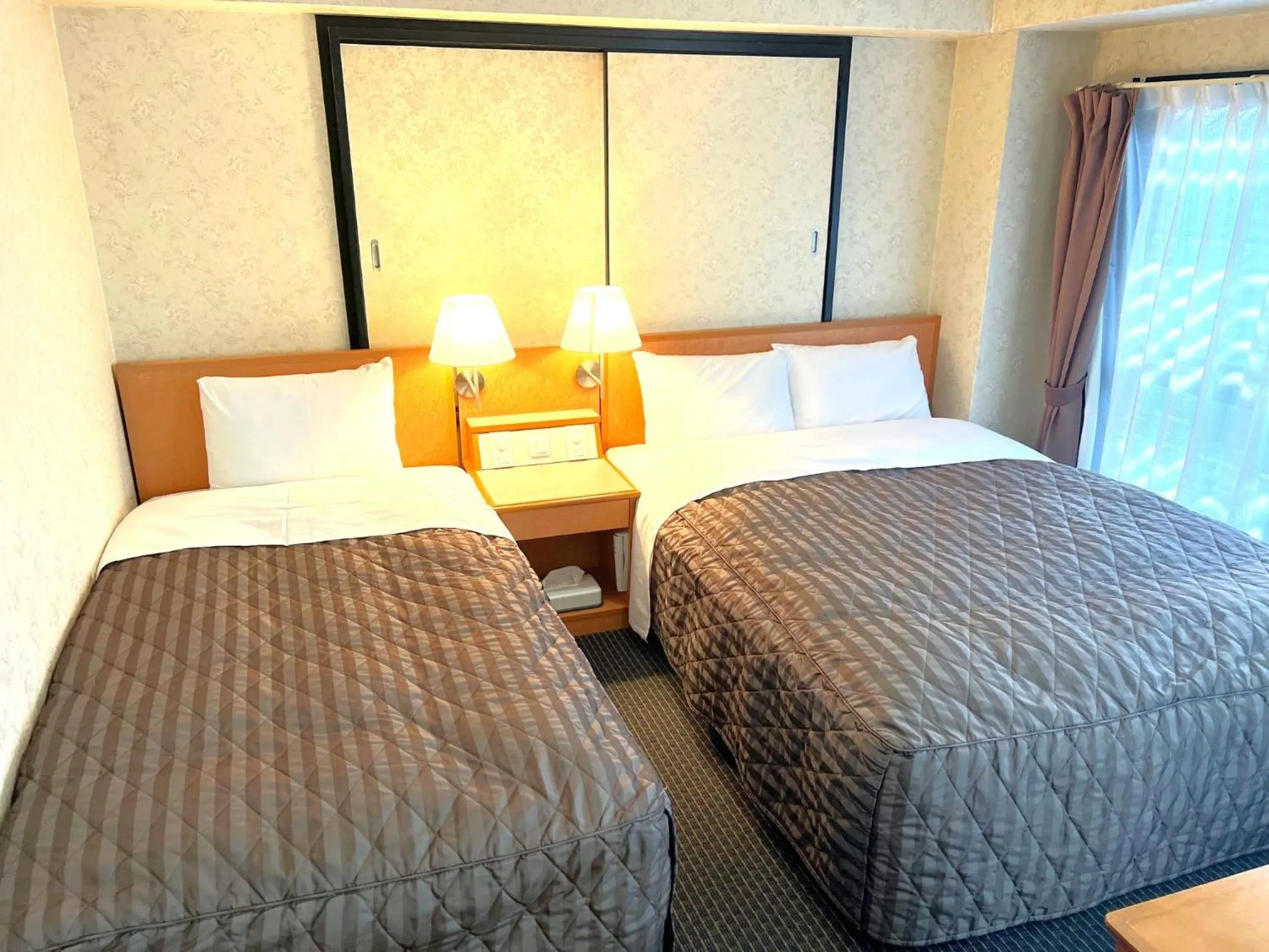 Bed in Business Inn Sennichimae Hotel