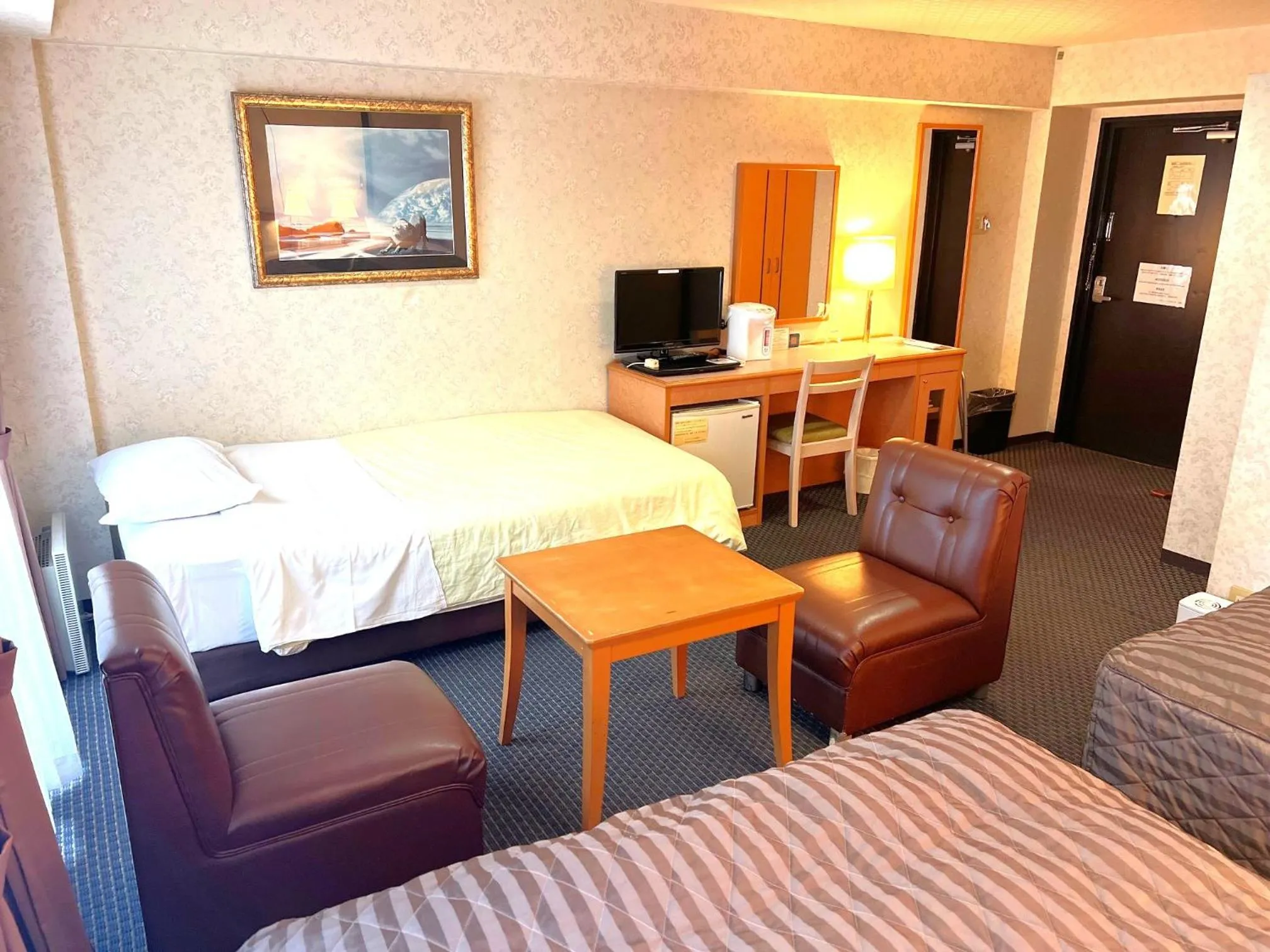 Bed in Business Inn Sennichimae Hotel