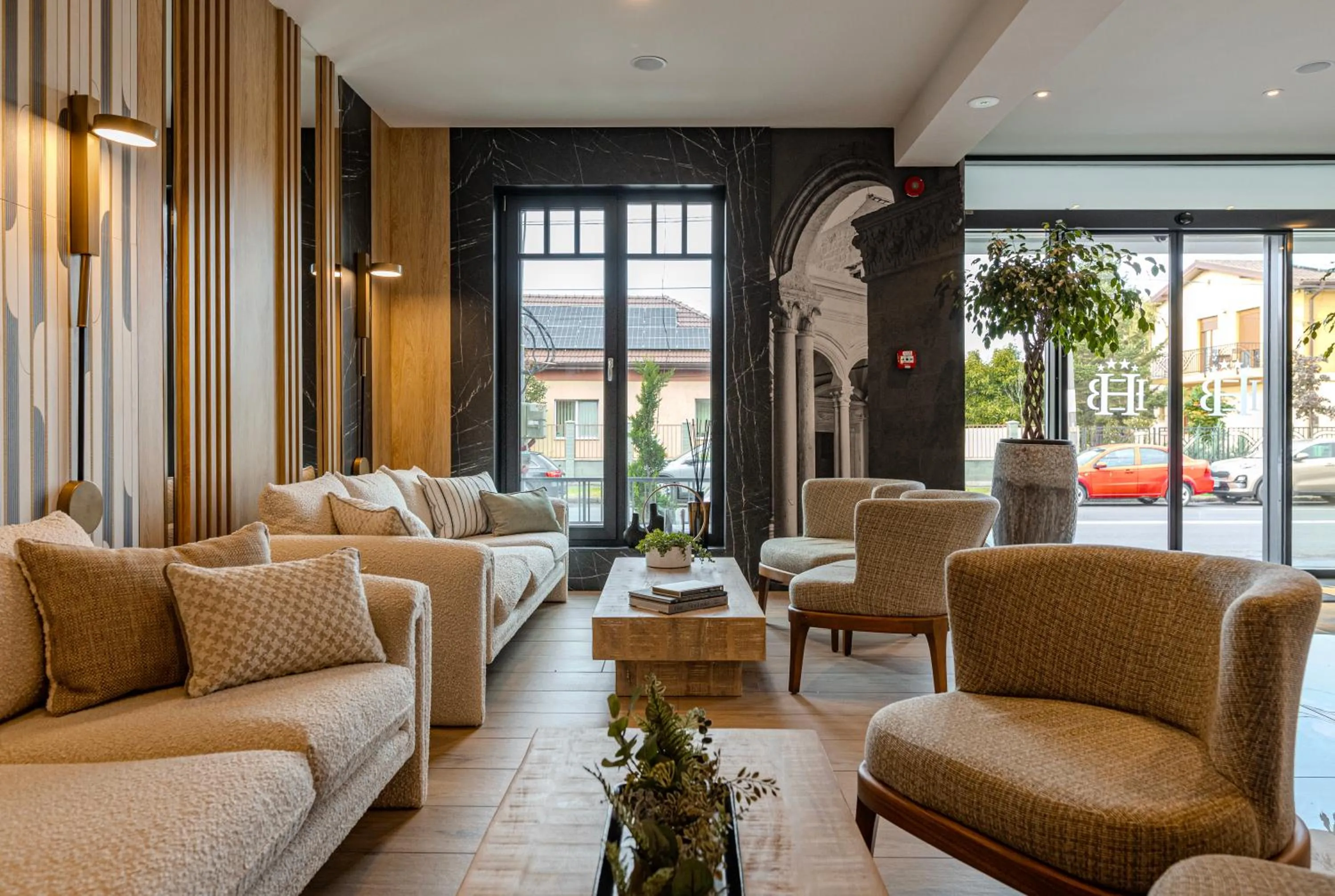 Lobby or reception in Hotel Branco Timisoara