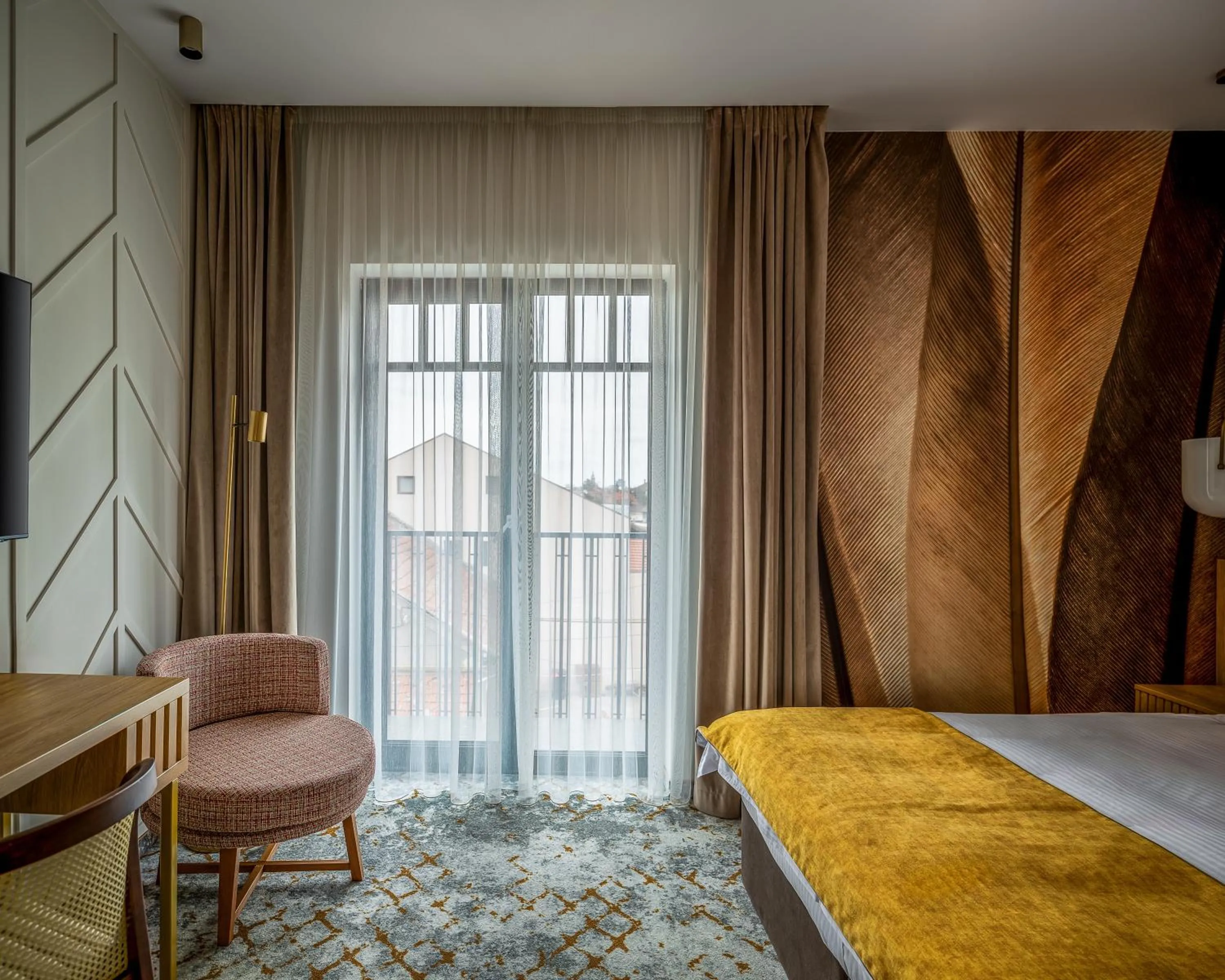 Bed in Hotel Branco Timisoara