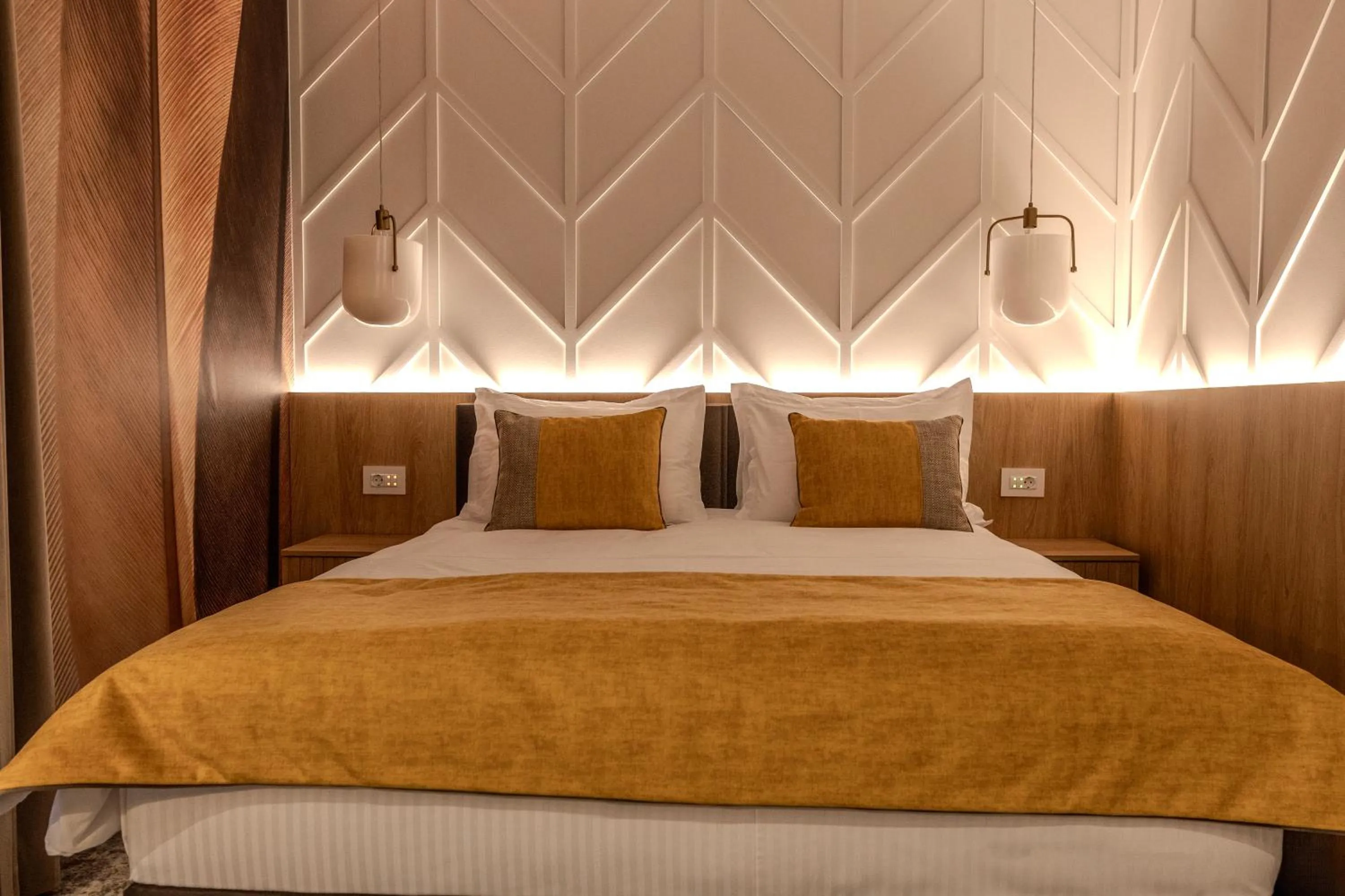 Bed in Hotel Branco Timisoara