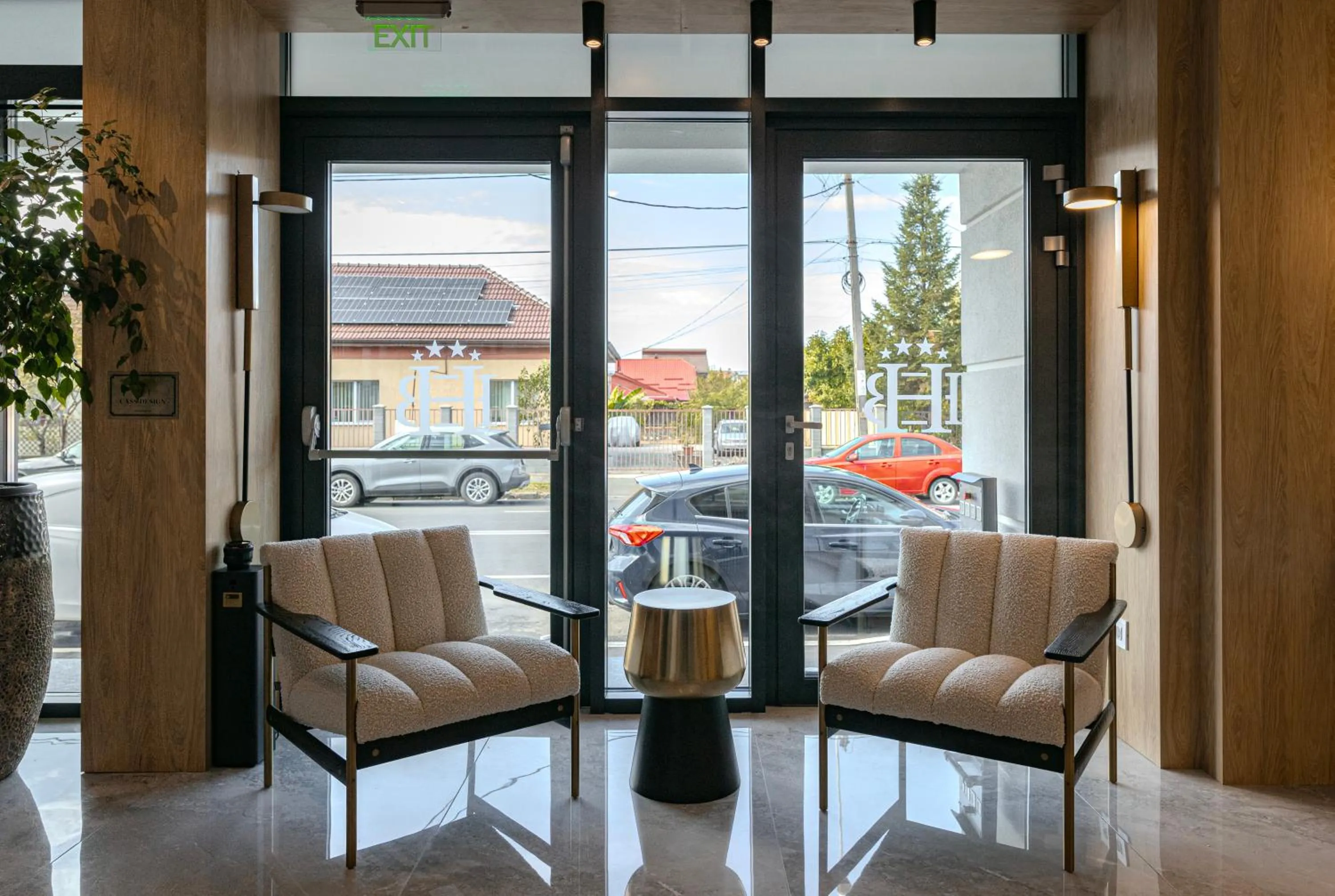 Lobby or reception in Hotel Branco Timisoara