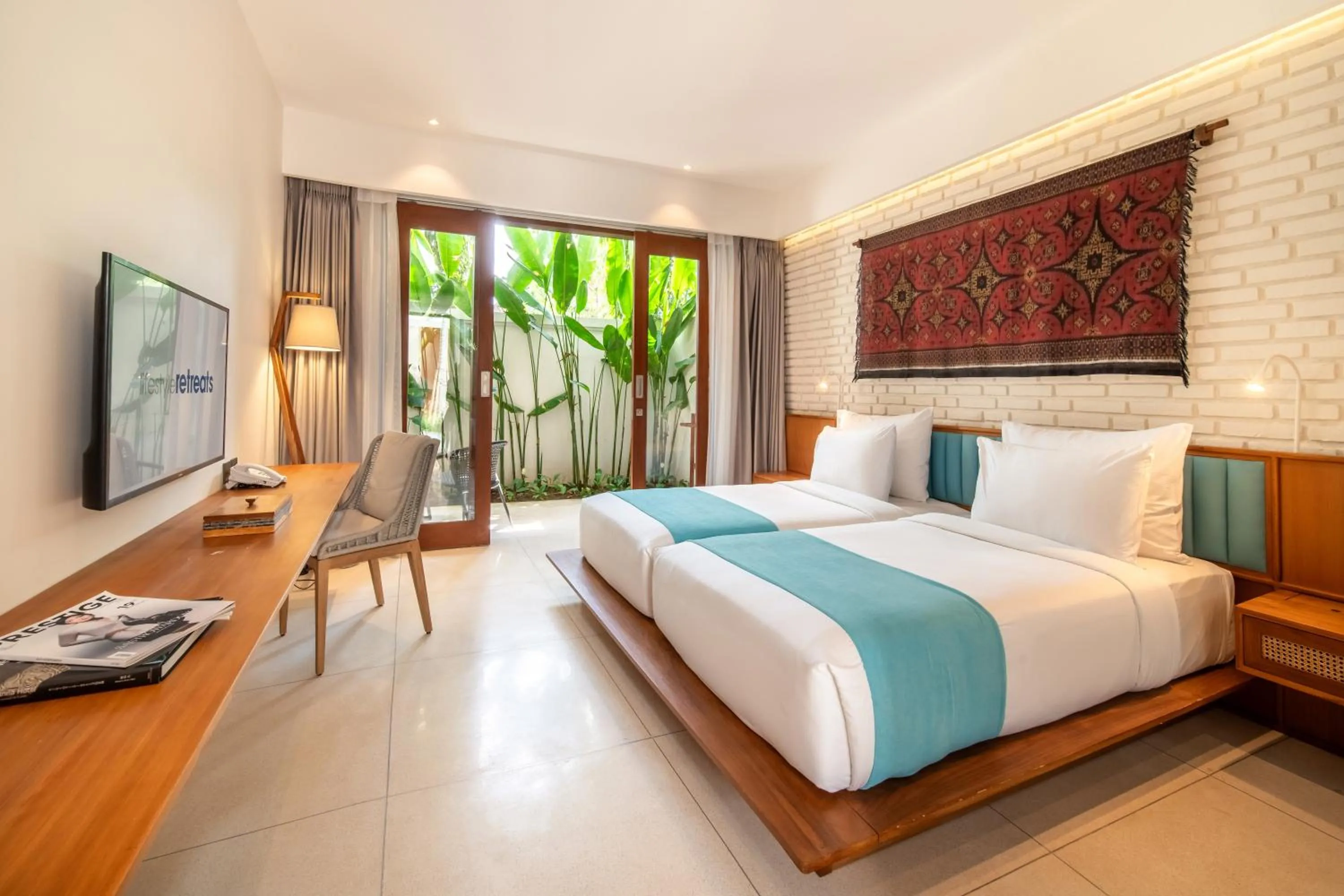Bed in IZE Canggu by LifestyleRetreats