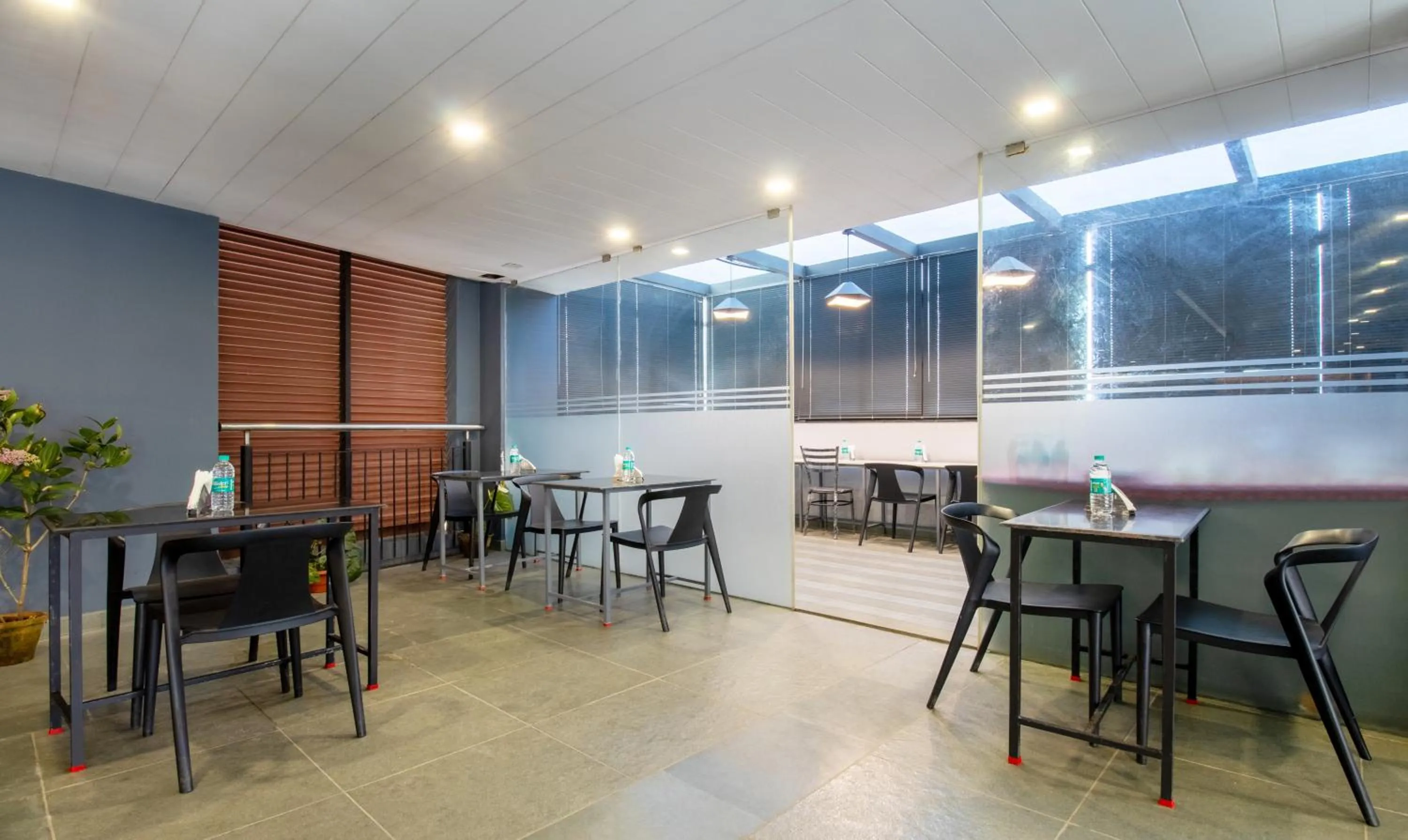 Dining area in Treebo Brahma, Wayanad