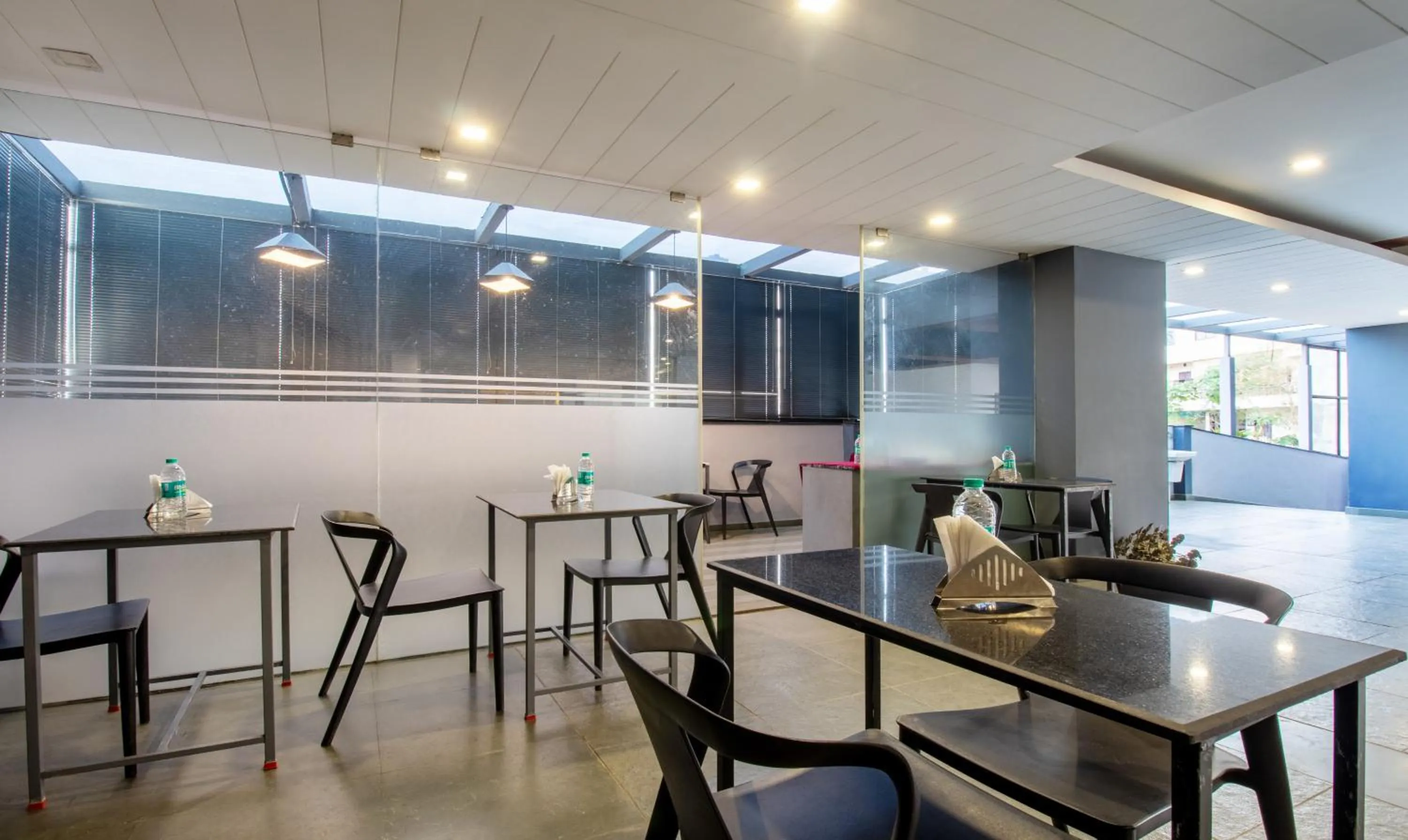 Dining area in Treebo Brahma, Wayanad