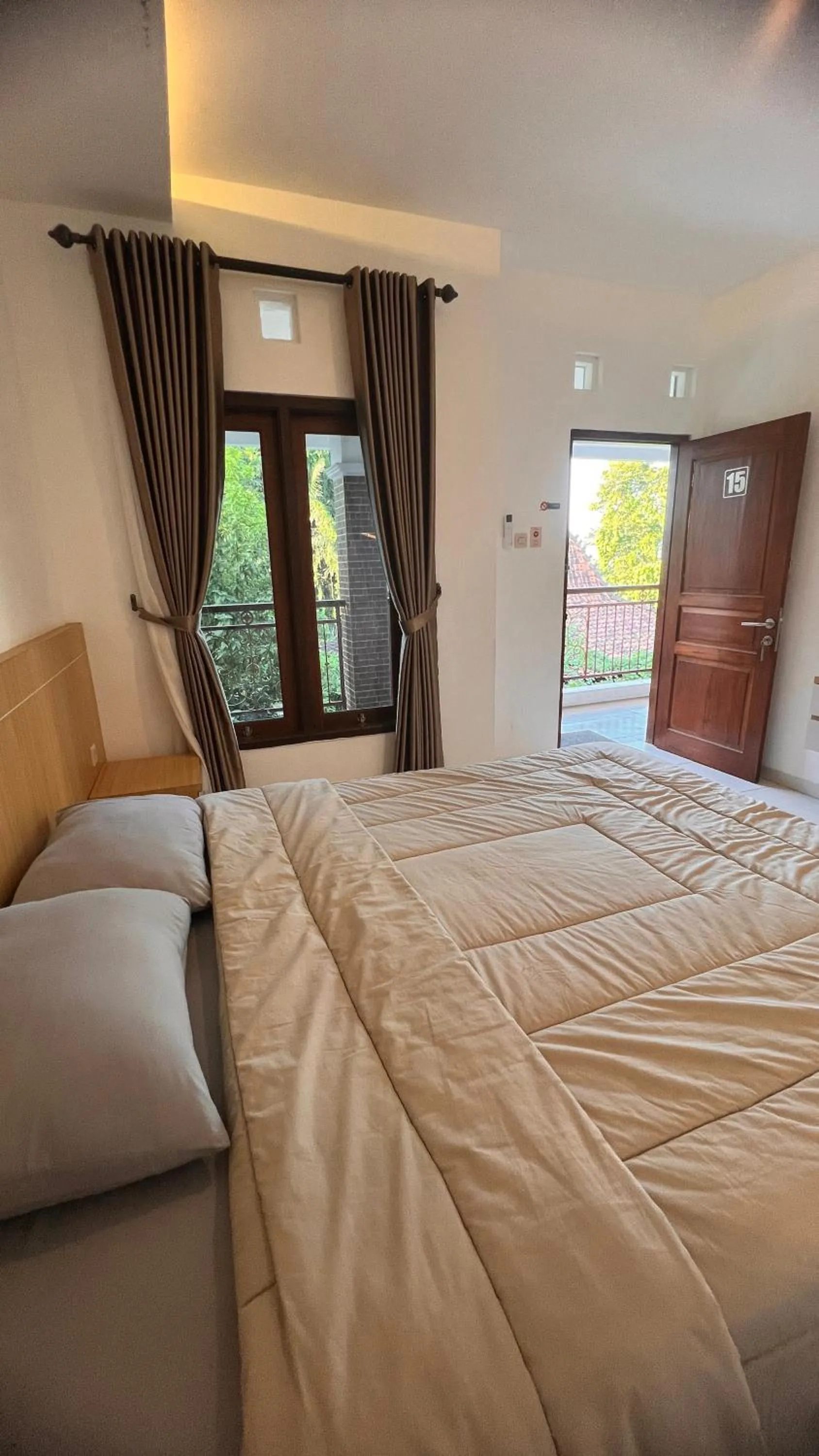 Bed in Homestay Joglo Seruni Syariah