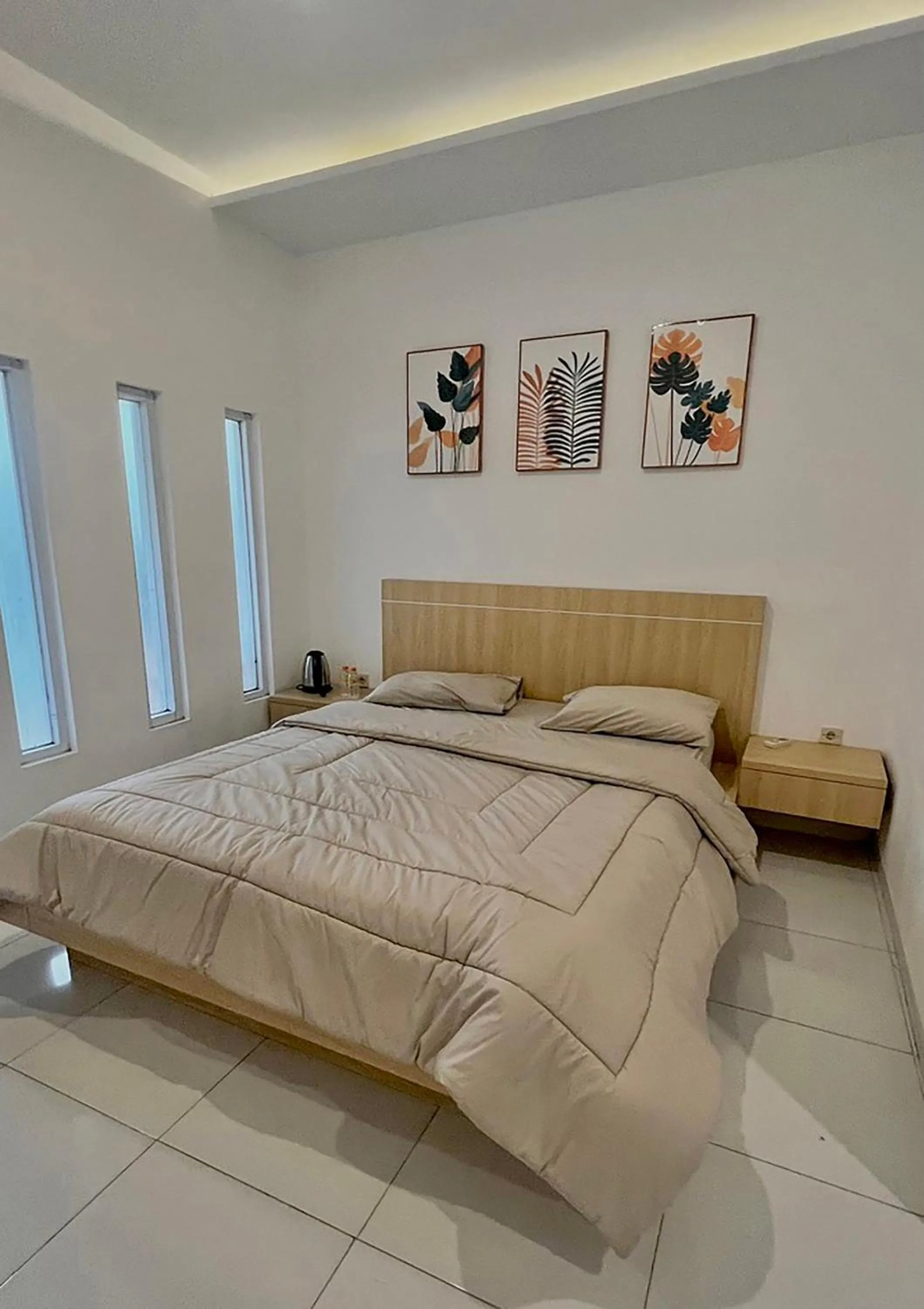 Bed in Homestay Joglo Seruni Syariah