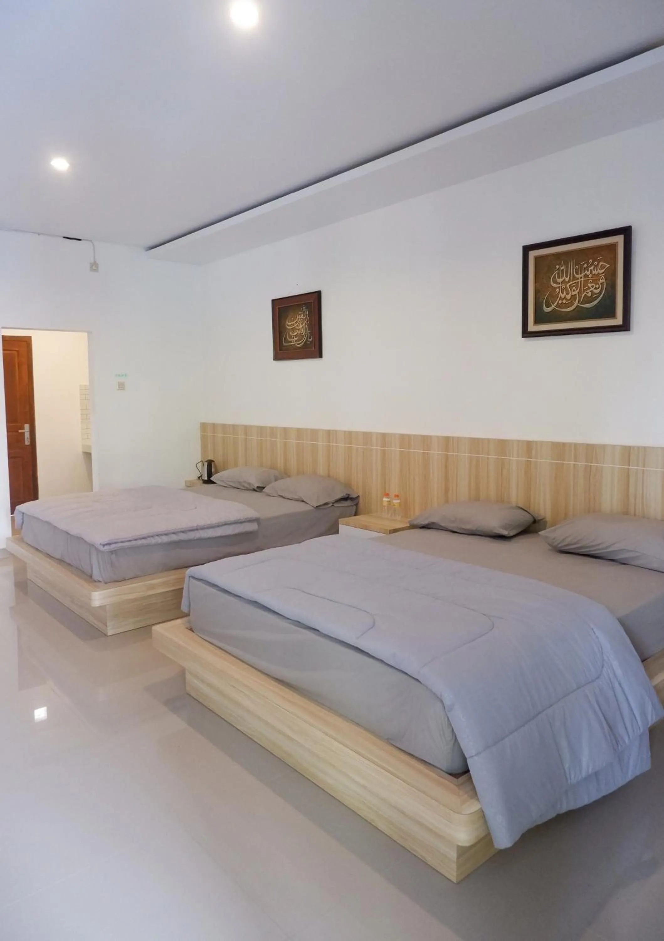 Bed in Homestay Joglo Seruni Syariah
