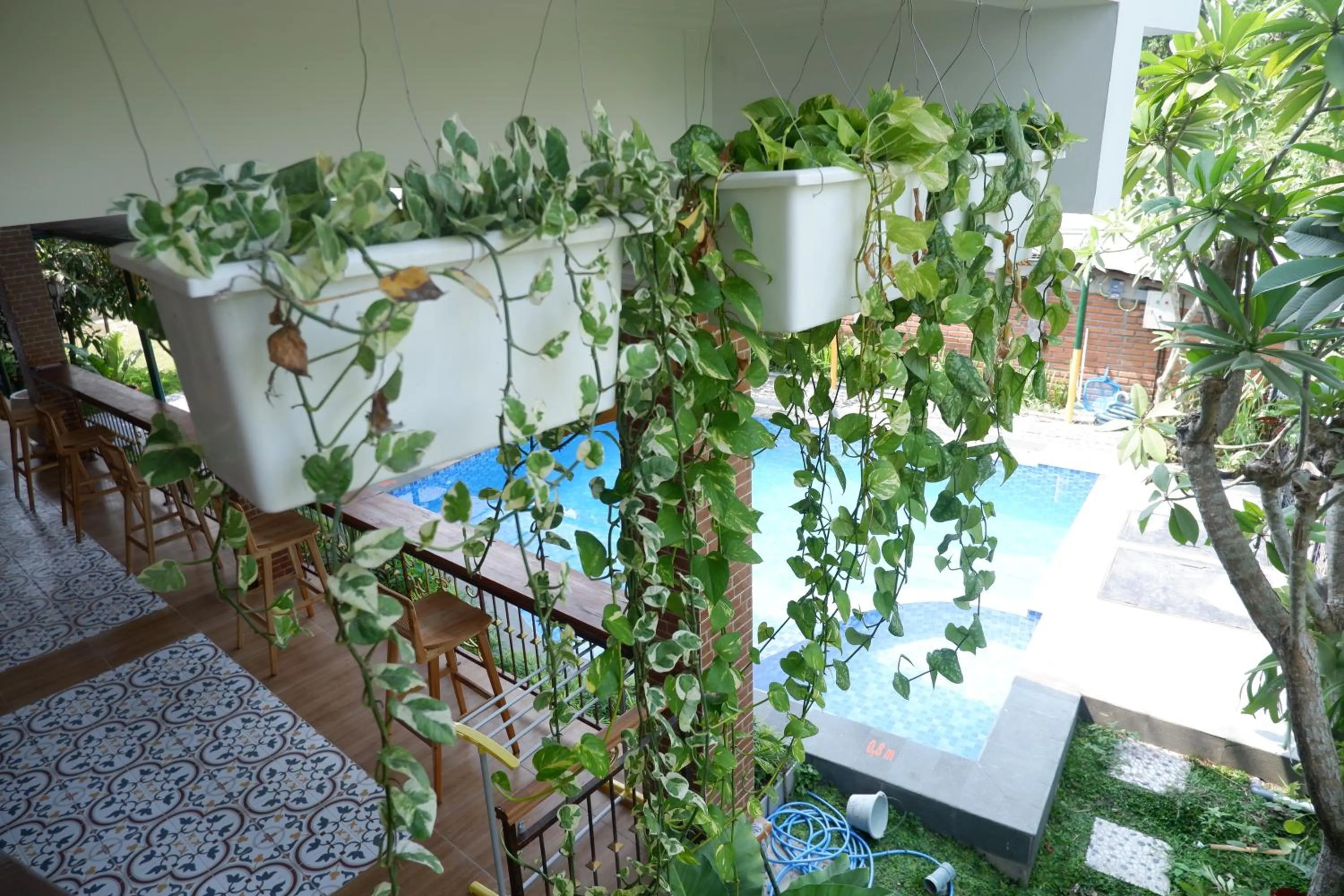 Garden in Homestay Joglo Seruni Syariah