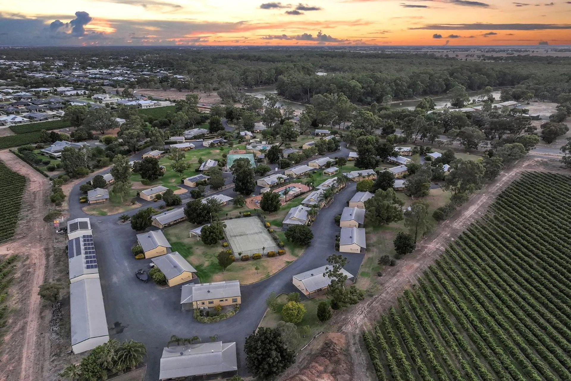 Property building in Murray River Resort
