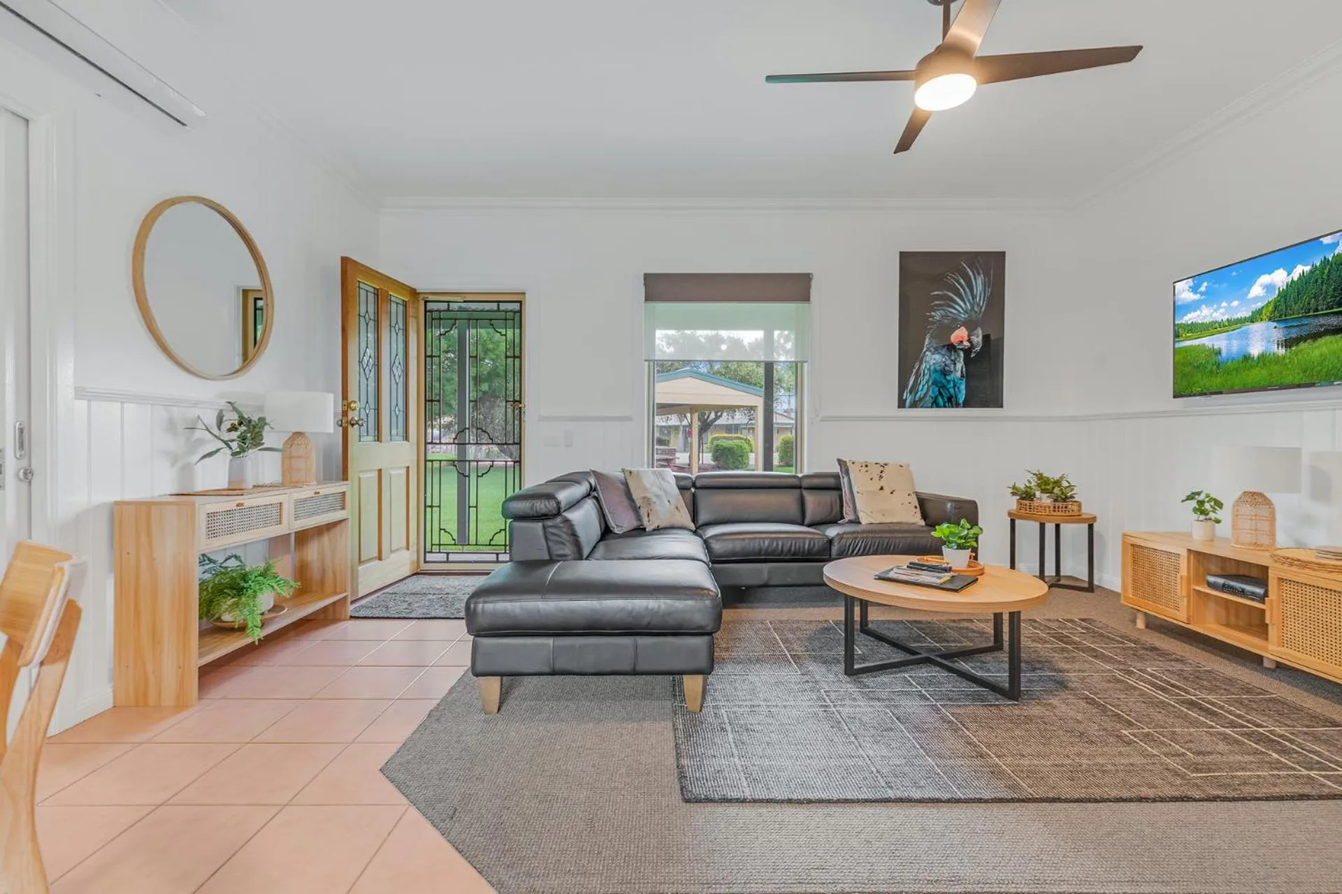 Living room in Murray River Resort