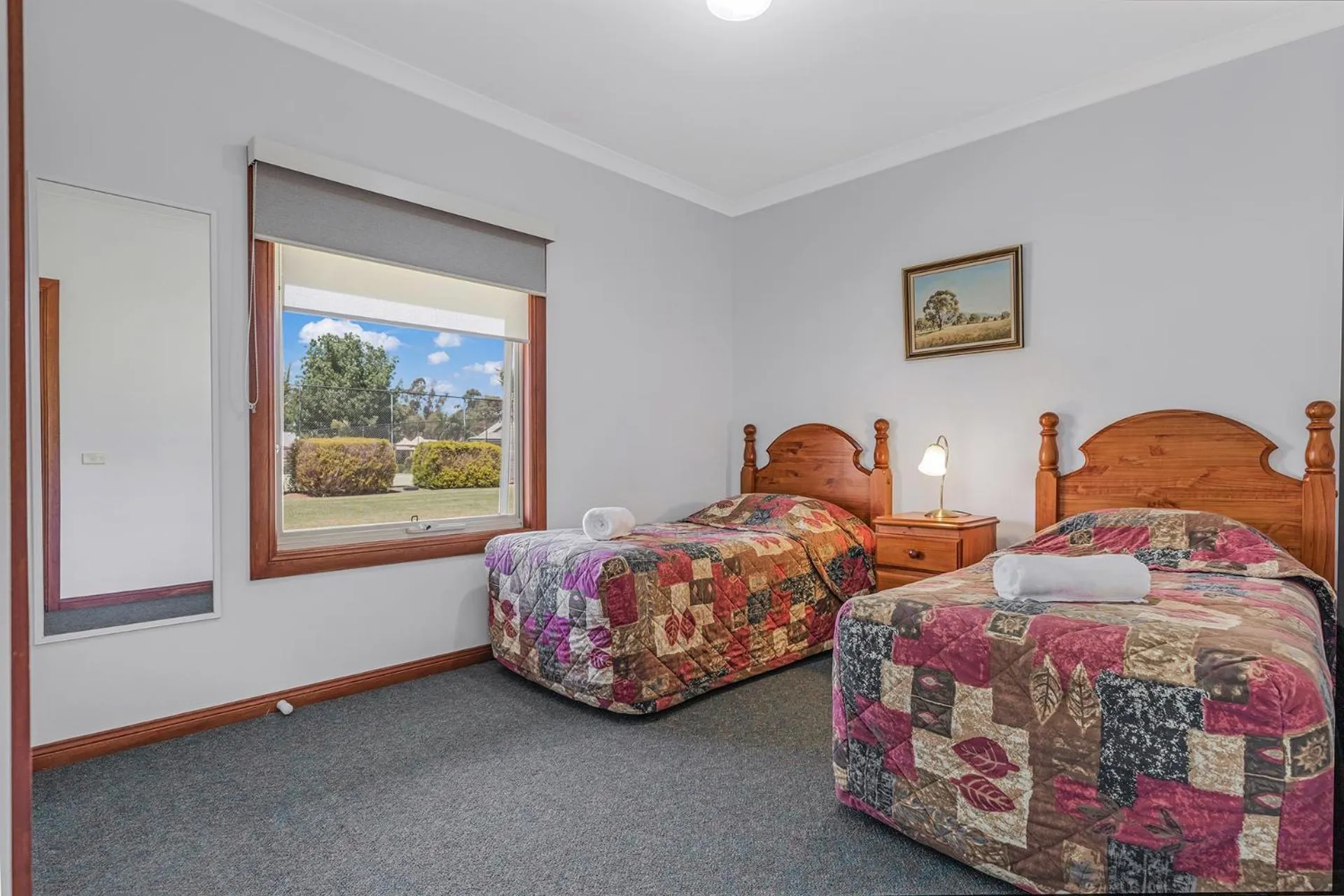 Bed in Murray River Resort