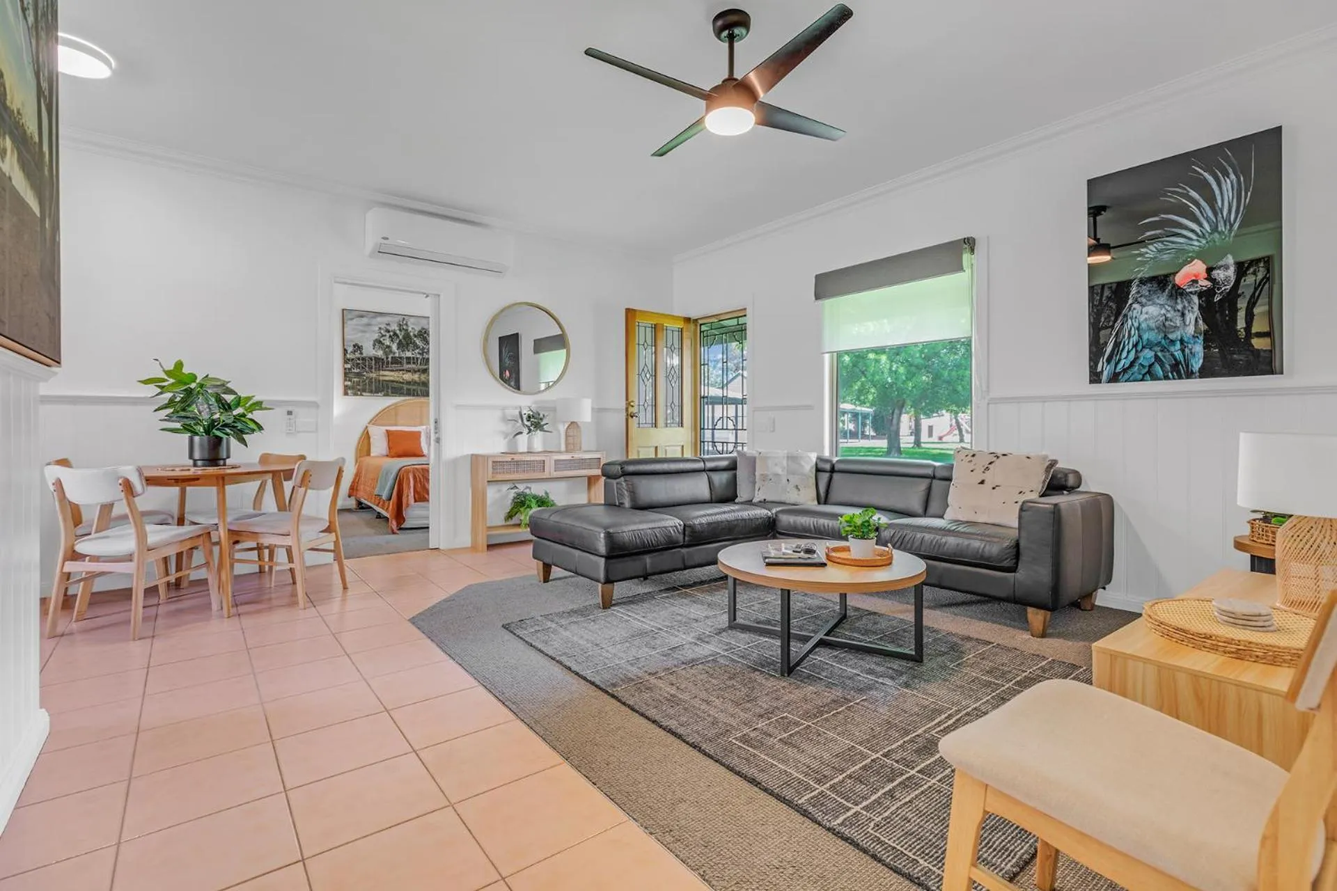 Living room in Murray River Resort