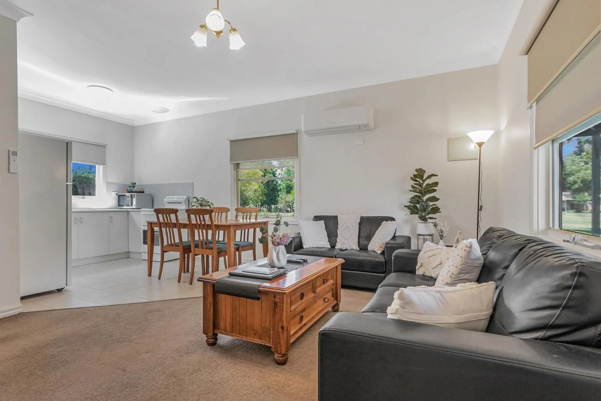 Living room in Murray River Resort