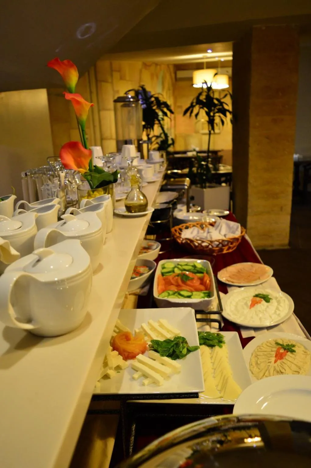 Buffet breakfast in Nadine Hotel Suites