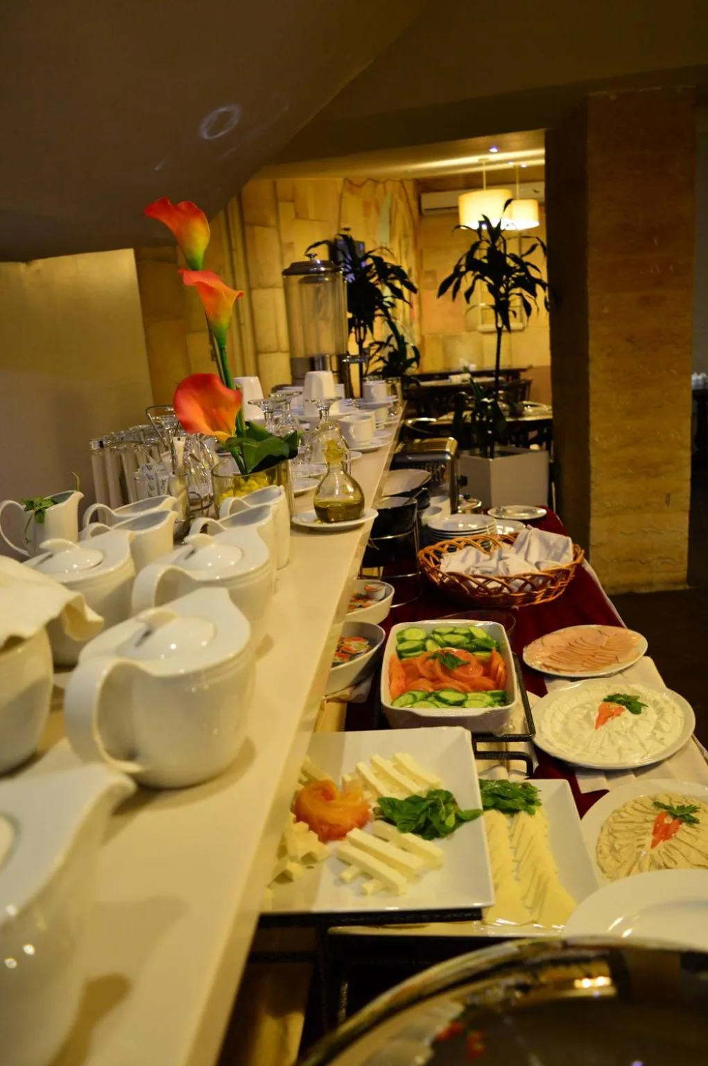 Buffet breakfast in Nadine Hotel Suites