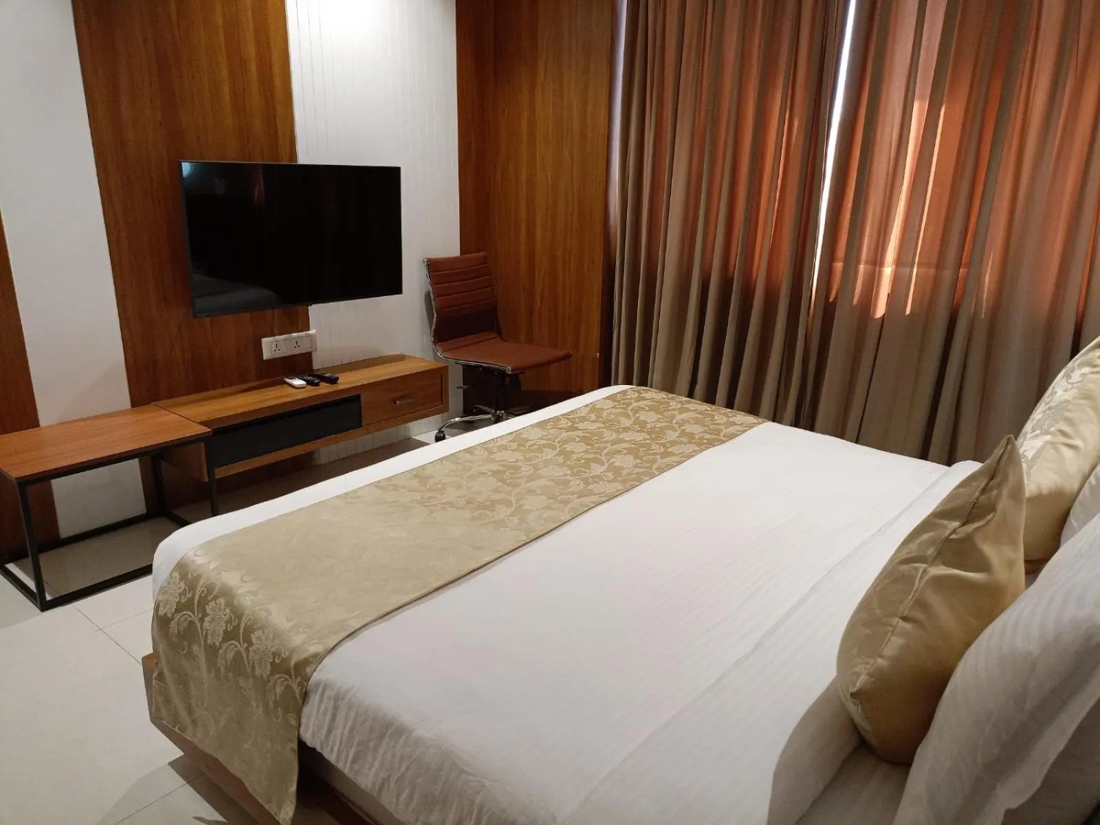 Bedroom, Bed in Lords Eco Inn, Ambaji