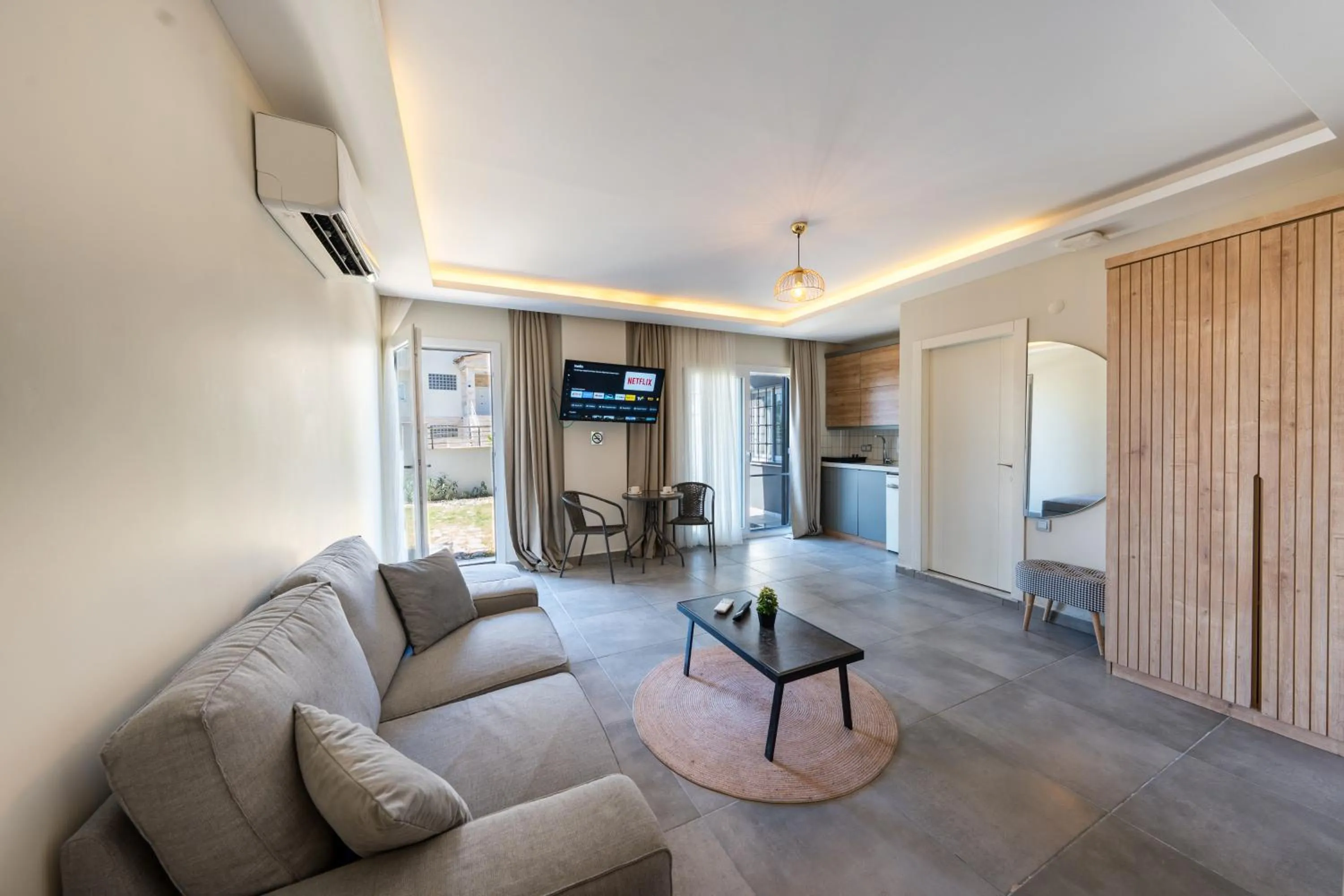 Seating area in Soul House Kuşadası