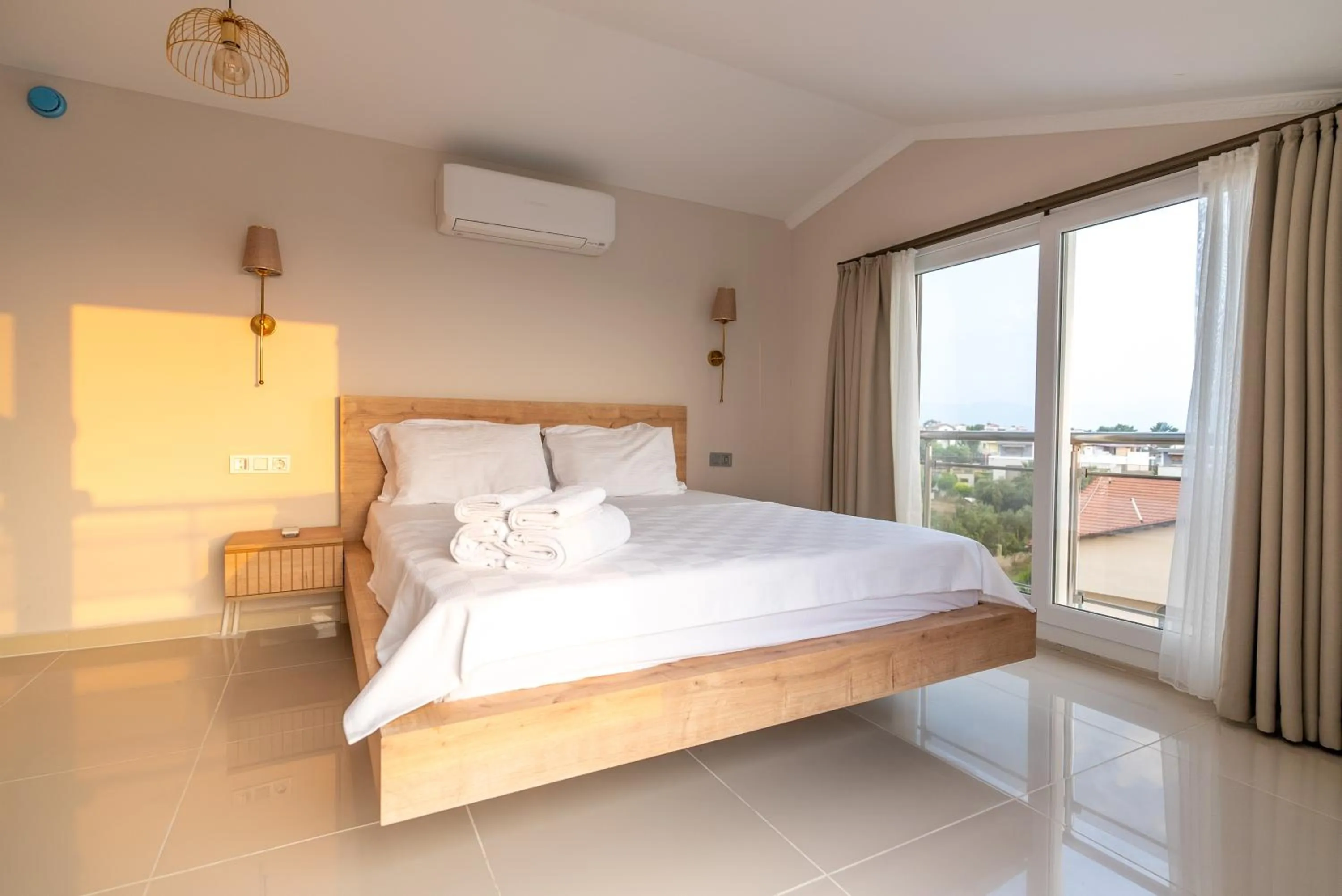 Bed in Soul House Kuşadası