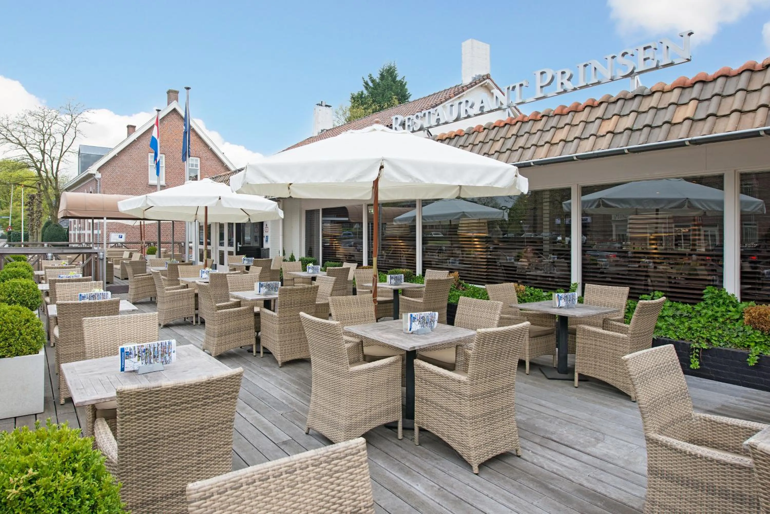 Balcony/Terrace in Fletcher Hotel Restaurant Prinsen
