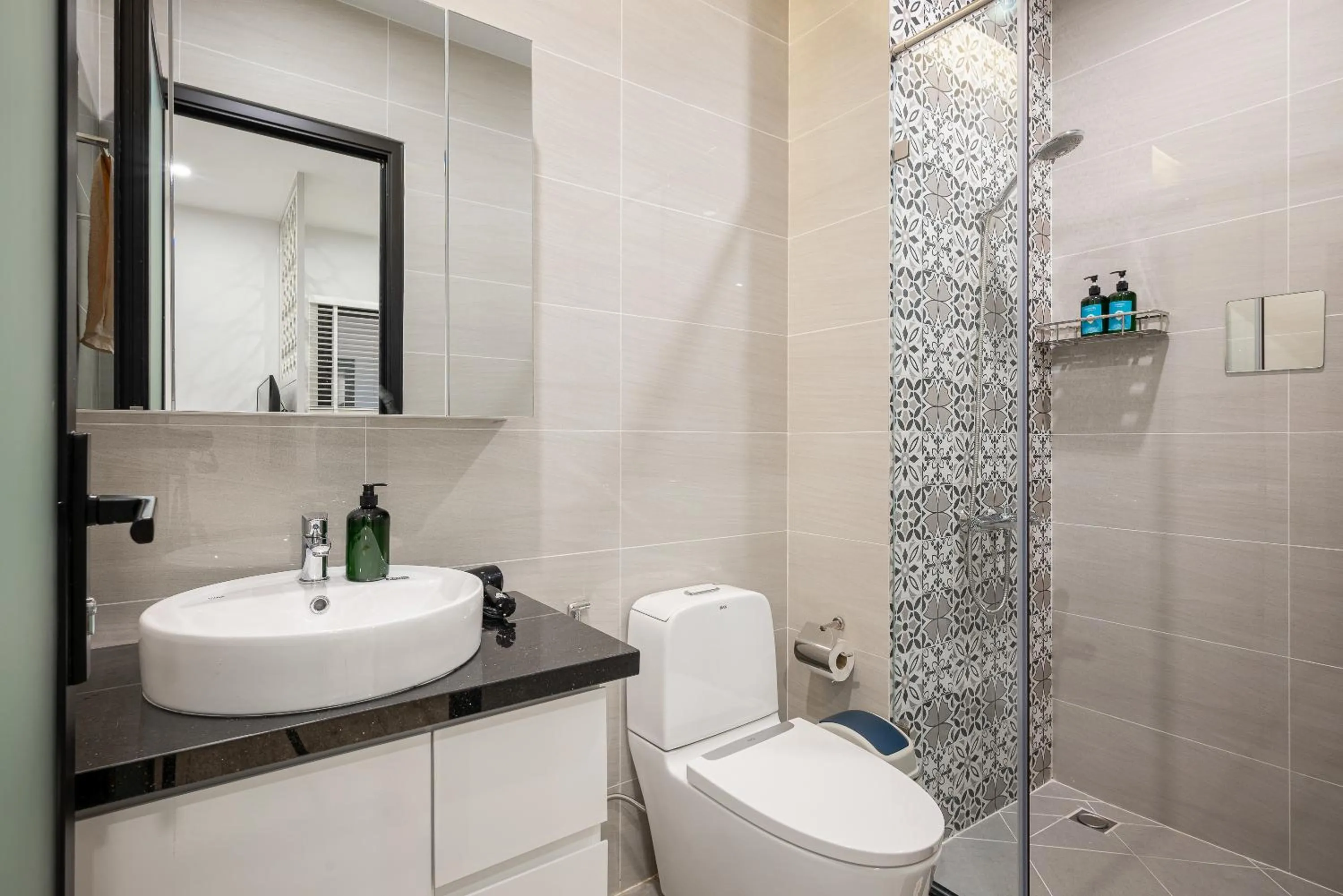 Shower in Cozrum Homes - Kena House