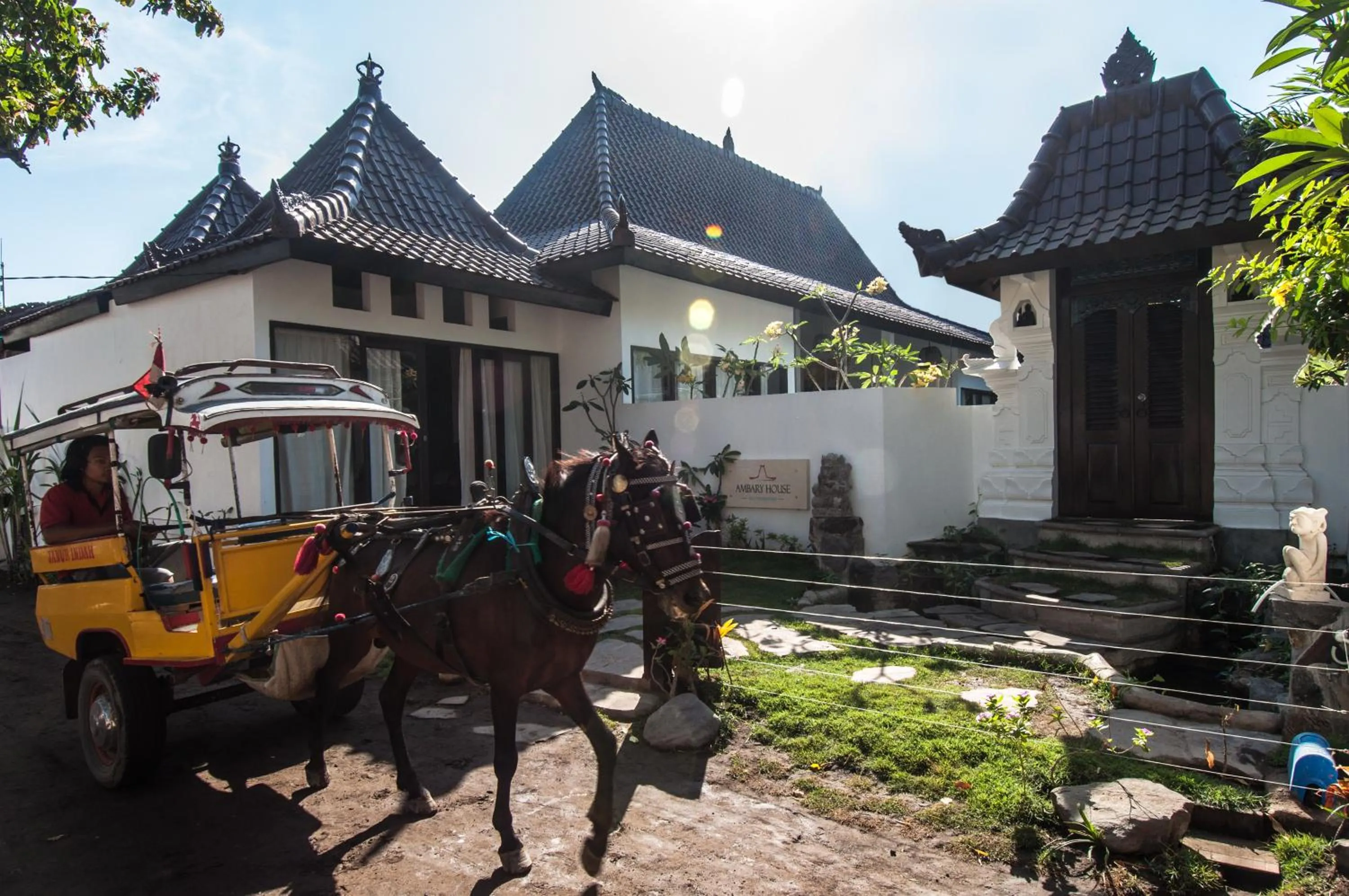 Facade/entrance in Ambary House Gili Trawangan- 2 BR Private Villa, Pool