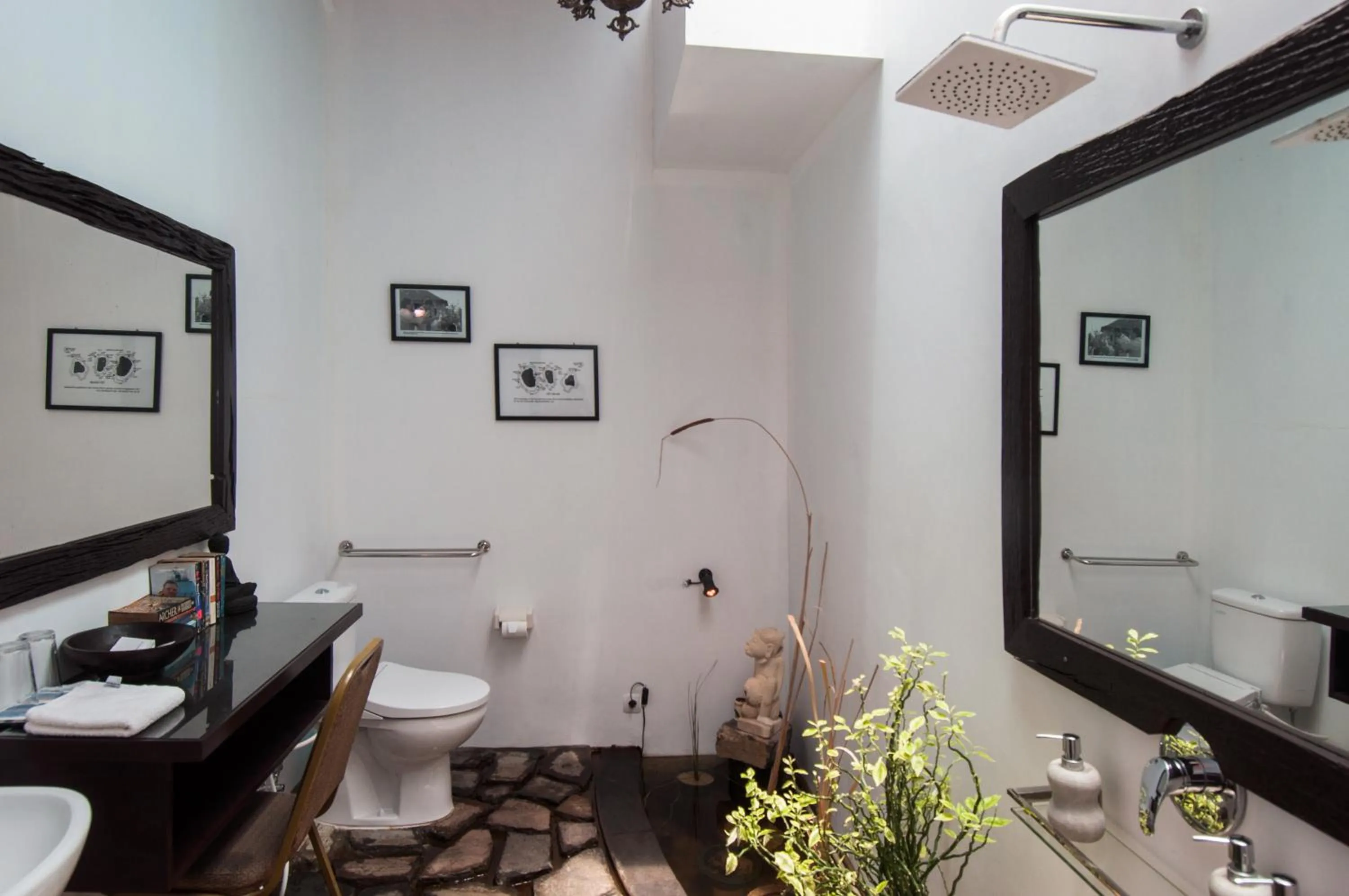 Shower in Ambary House Gili Trawangan- 2 BR Private Villa, Pool