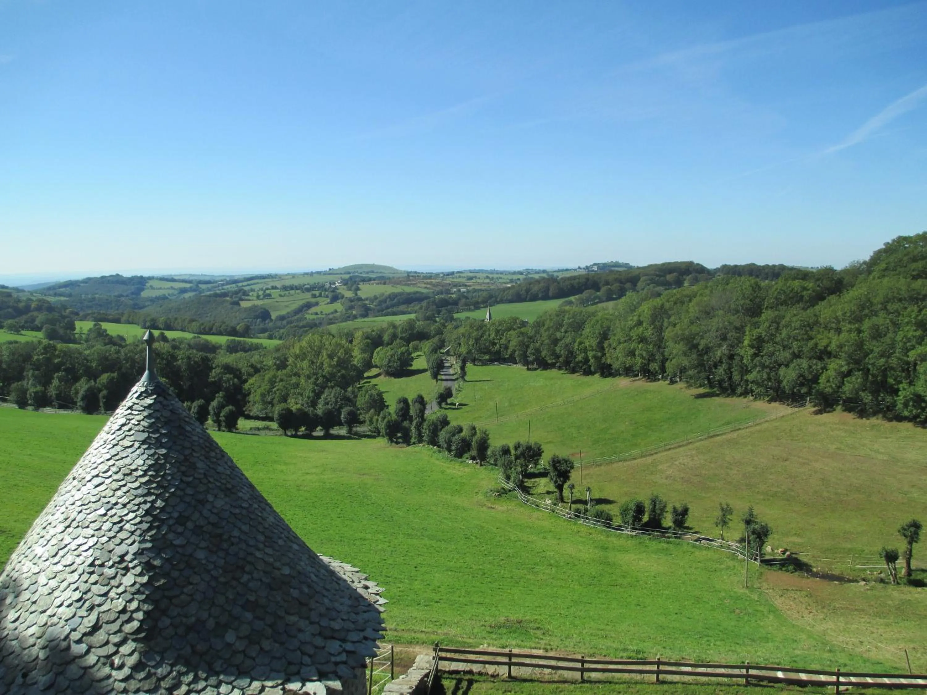 View (from property/room) in Château du Puech