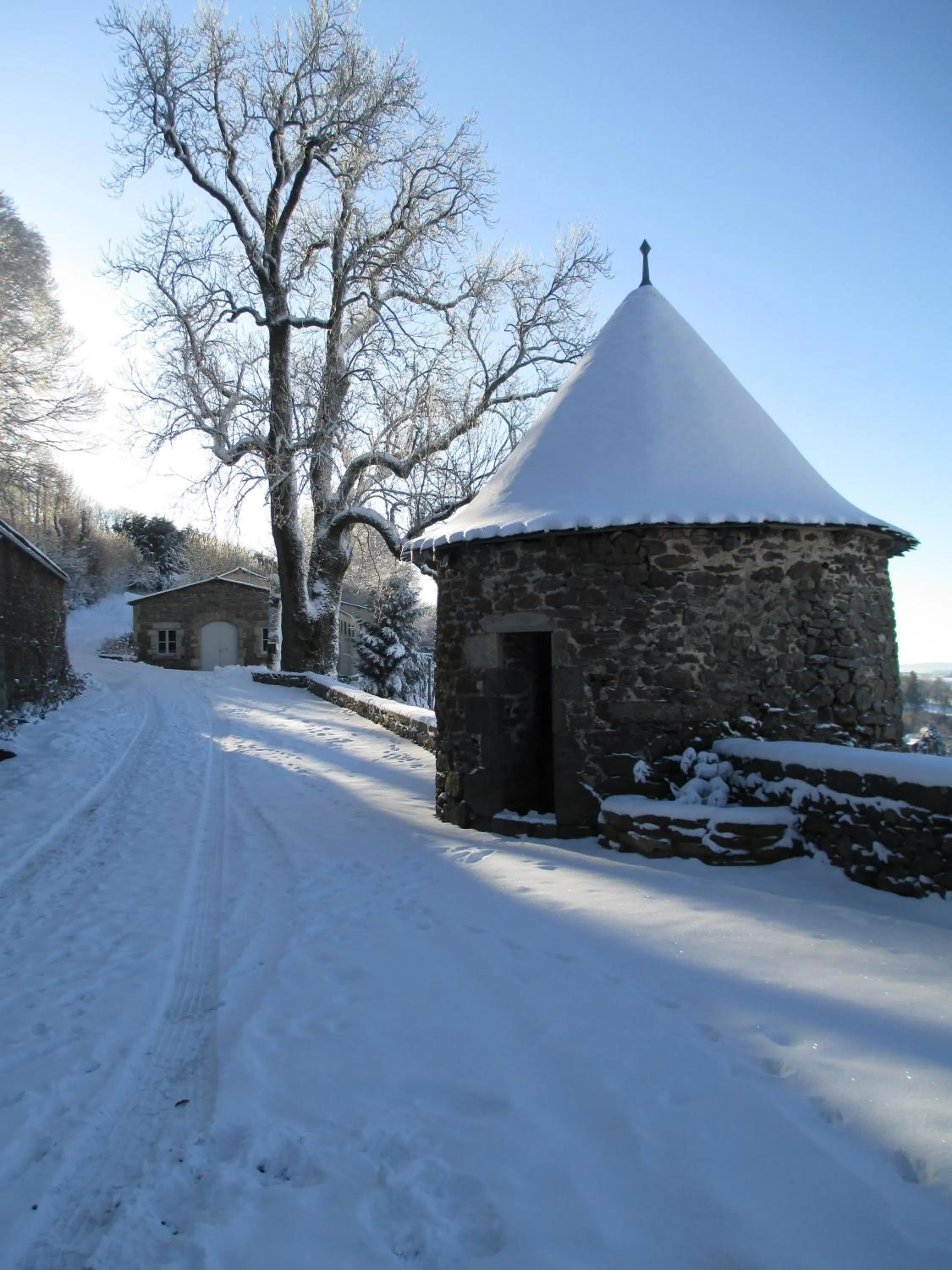 Winter in Château du Puech